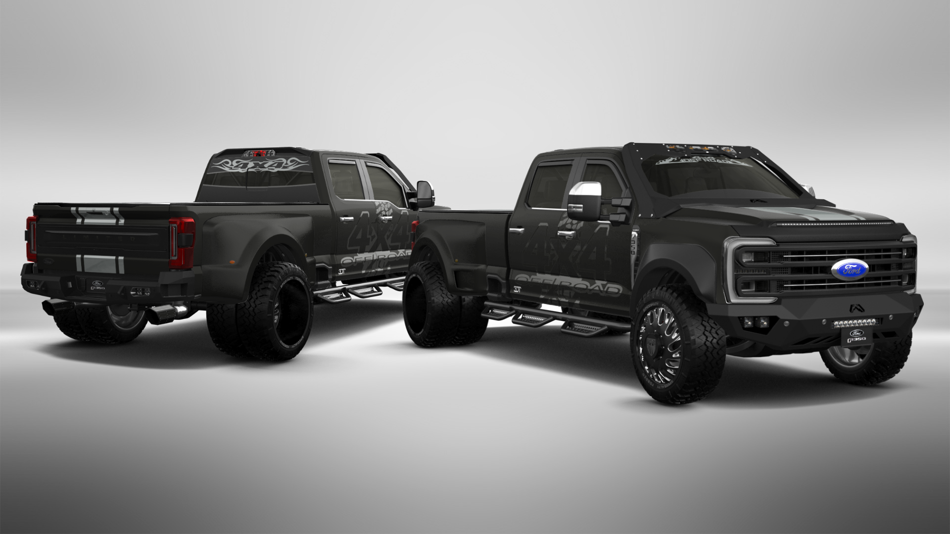 Ford F-350 DRW Crew Cab 4 Door pickup truck 2023 tuning