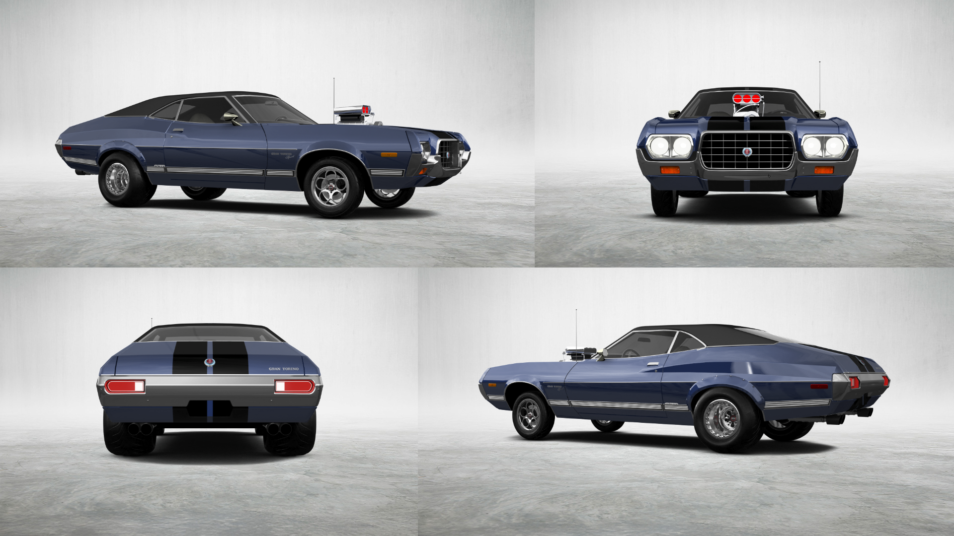 Ford Gran Torino Sport 2 Door Hardtop 1972