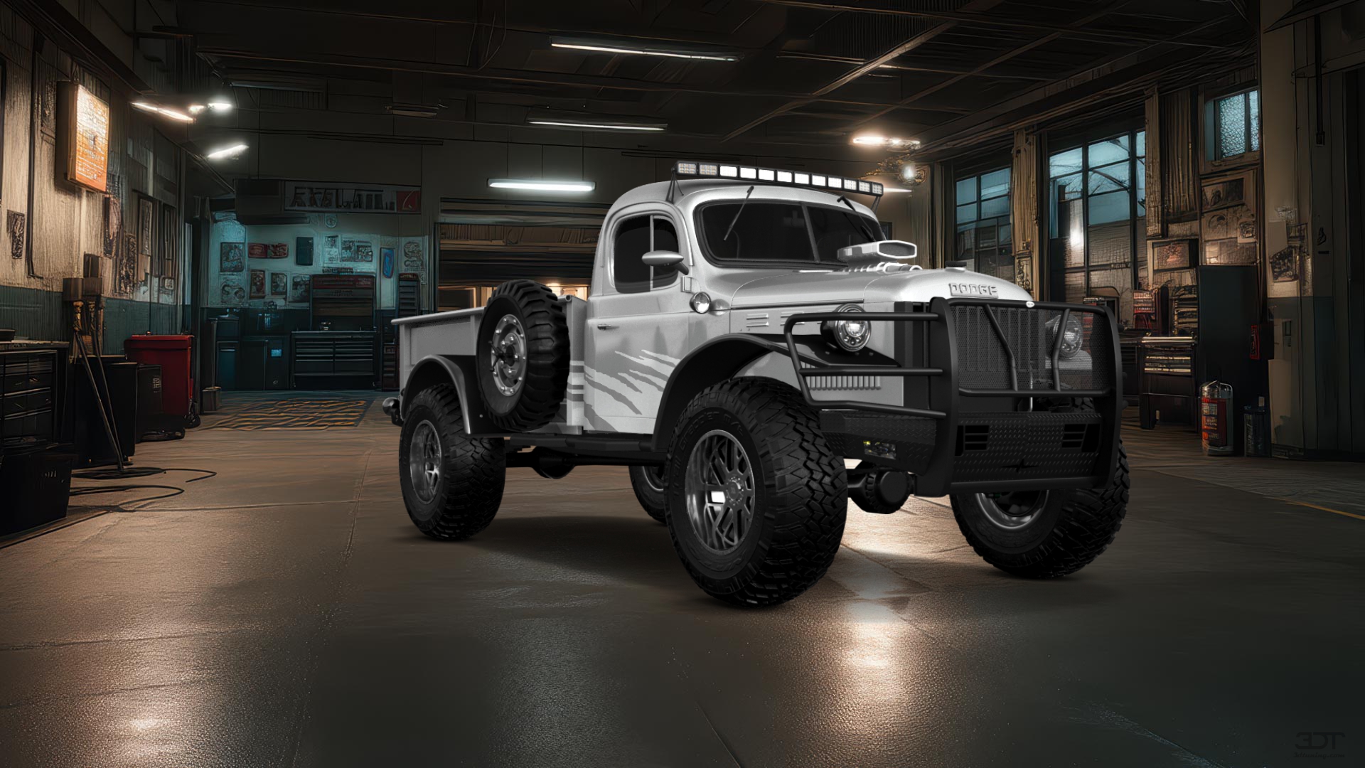 Dodge Power Wagon 2 Door pickup truck 1947 tuning