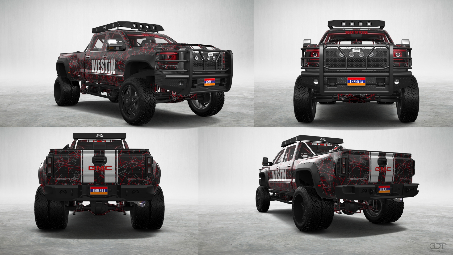 GMC Sierra 3500 HD Crew Cab 4 Door pickup truck 2015 tuning