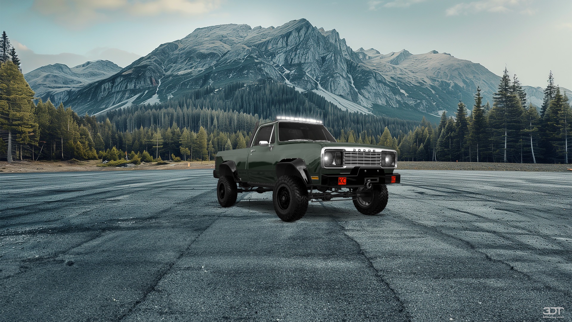 Dodge Power Wagon W200 2 Door pickup truck 1977 tuning