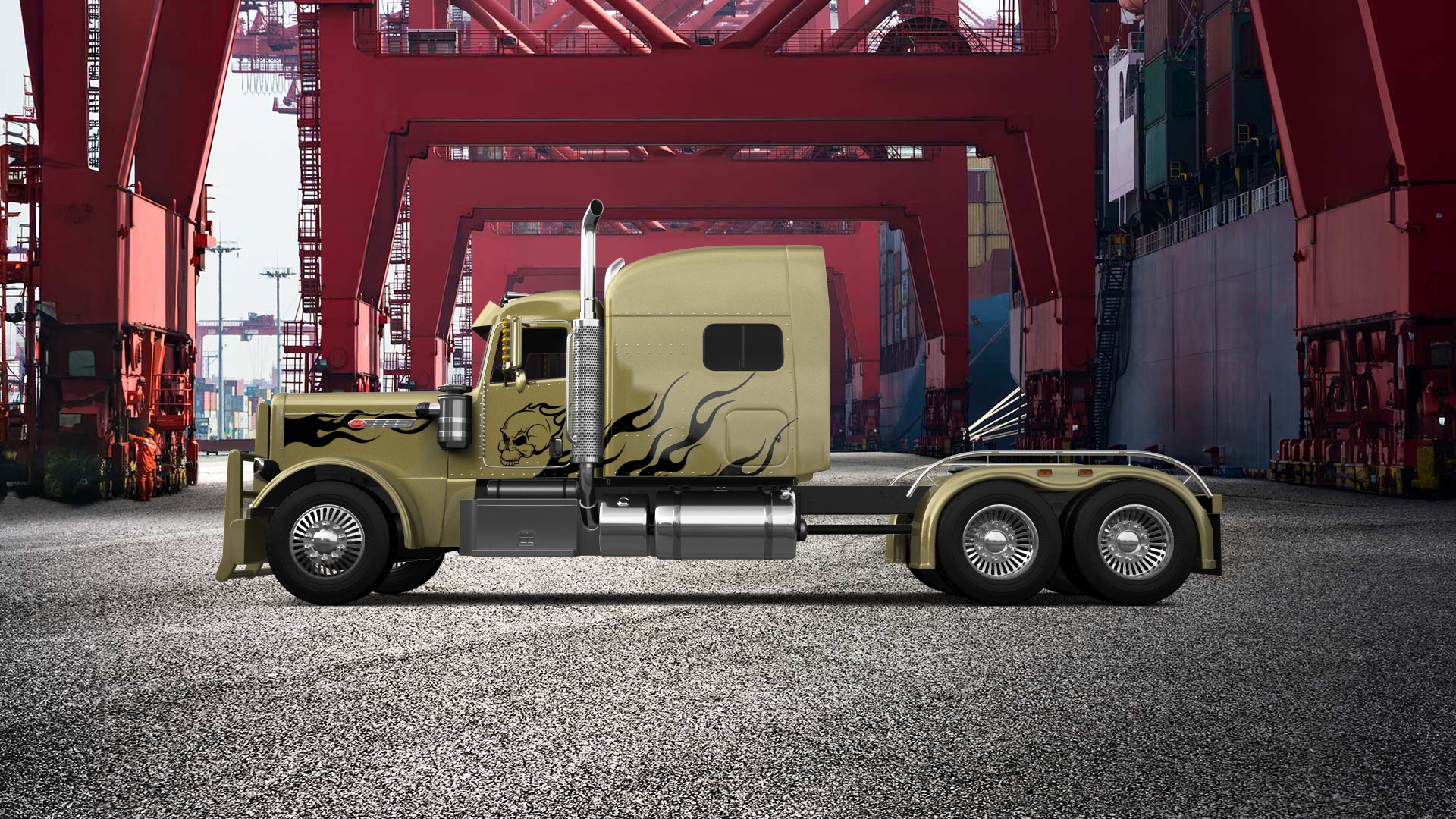 Peterbilt 389 Sleeper Cab Truck 2016 tuning