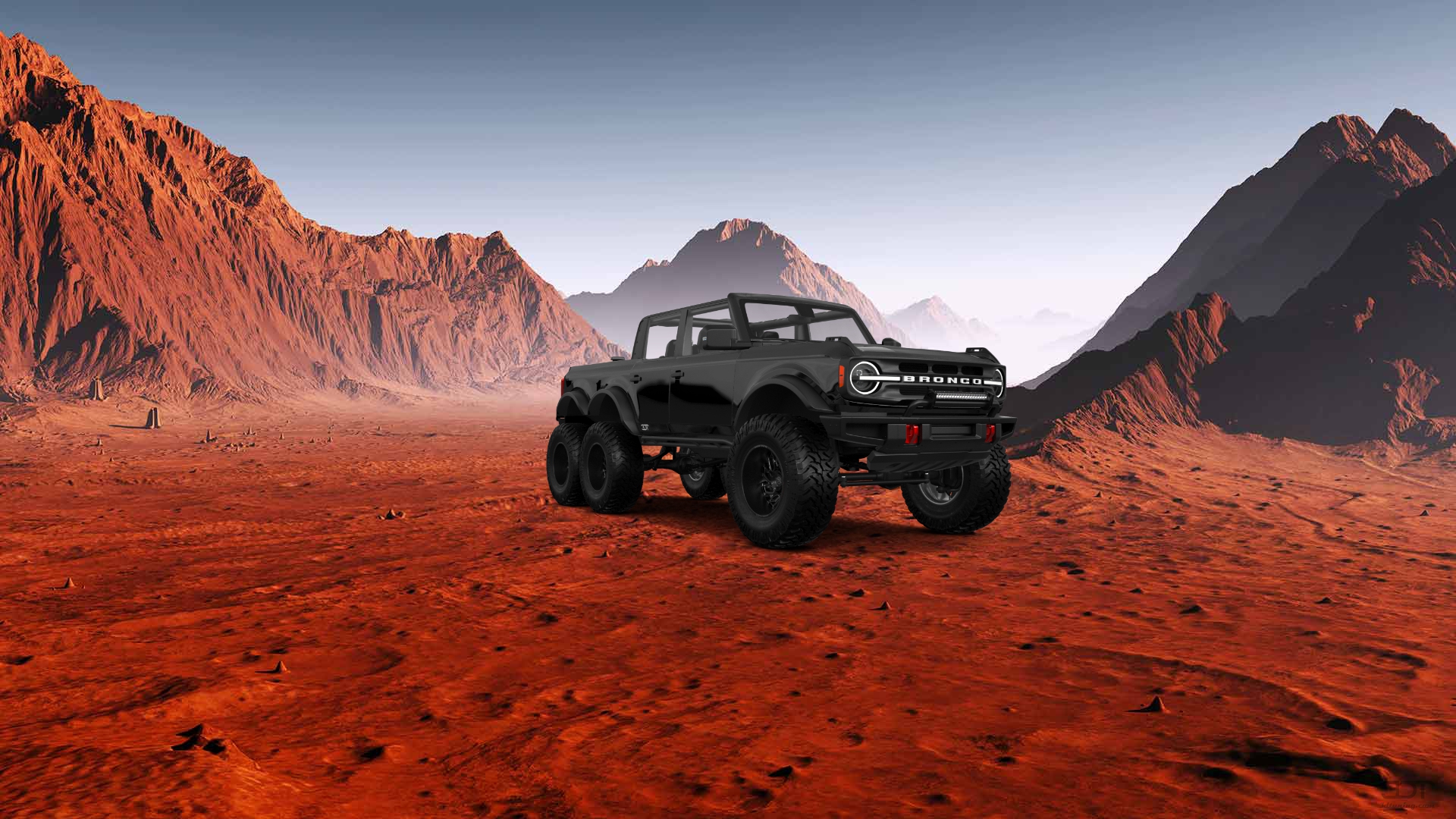 Ford Bronco 6X6 4 Door pickup truck 2021 tuning