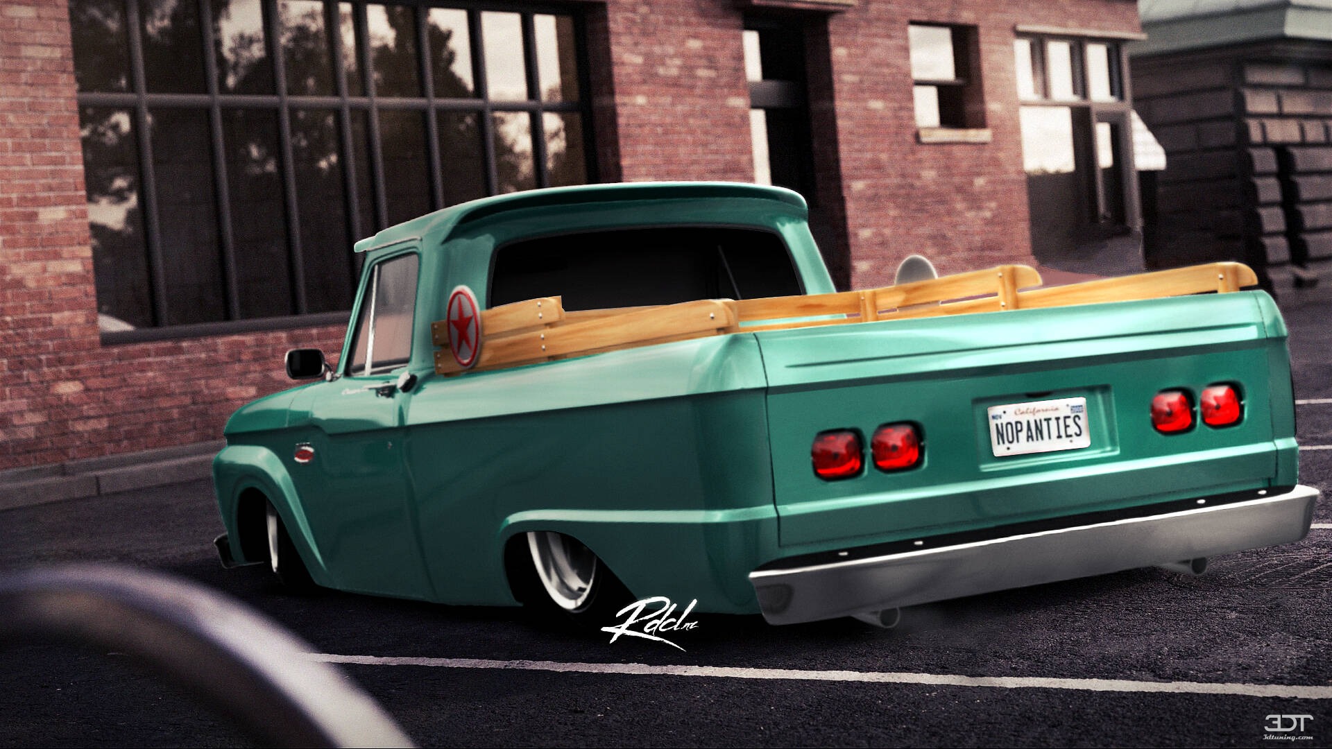 Ford F-100 Custom Cab 2 Door pickup truck 1966