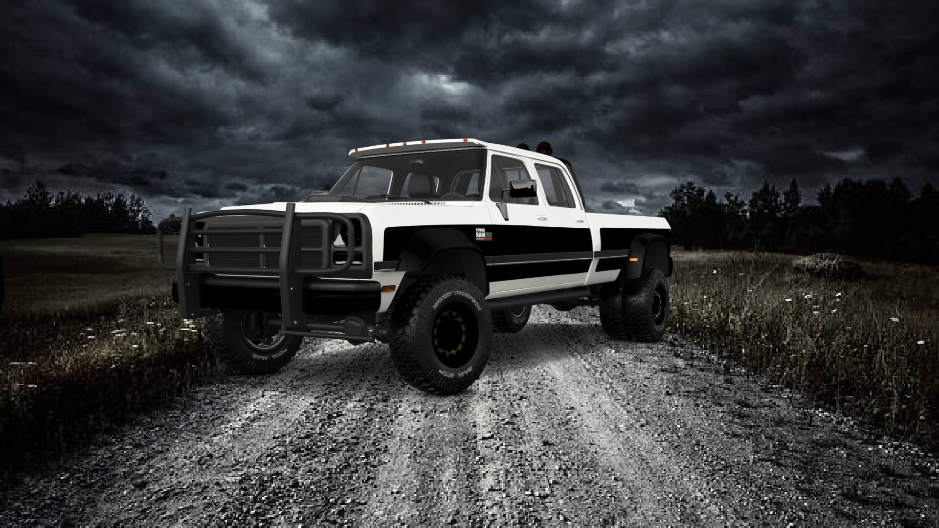 Dodge Ram 350 4 Door pickup truck 1991