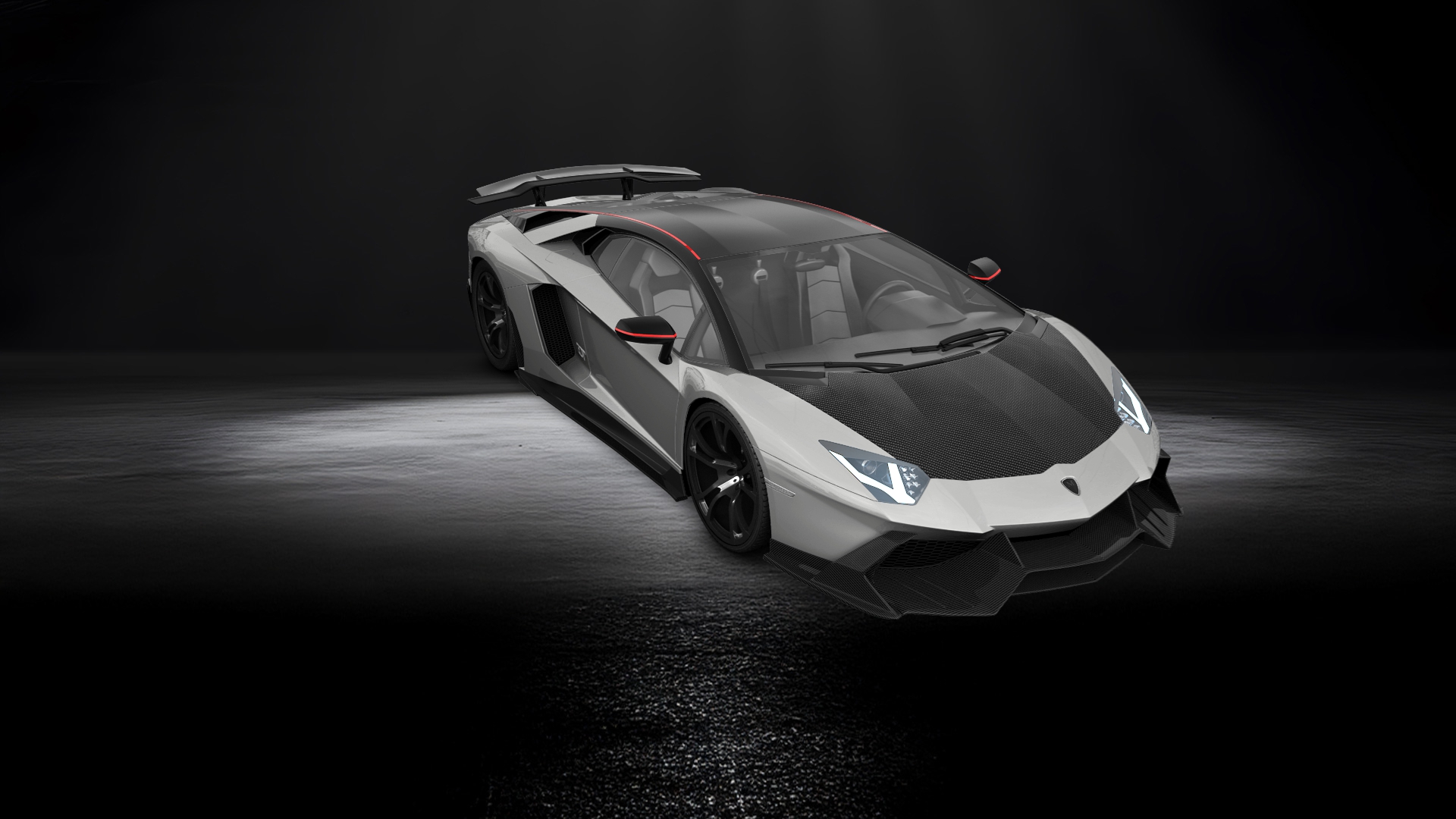 Lamborghini Aventador 2 Door Coupe 2012 tuning