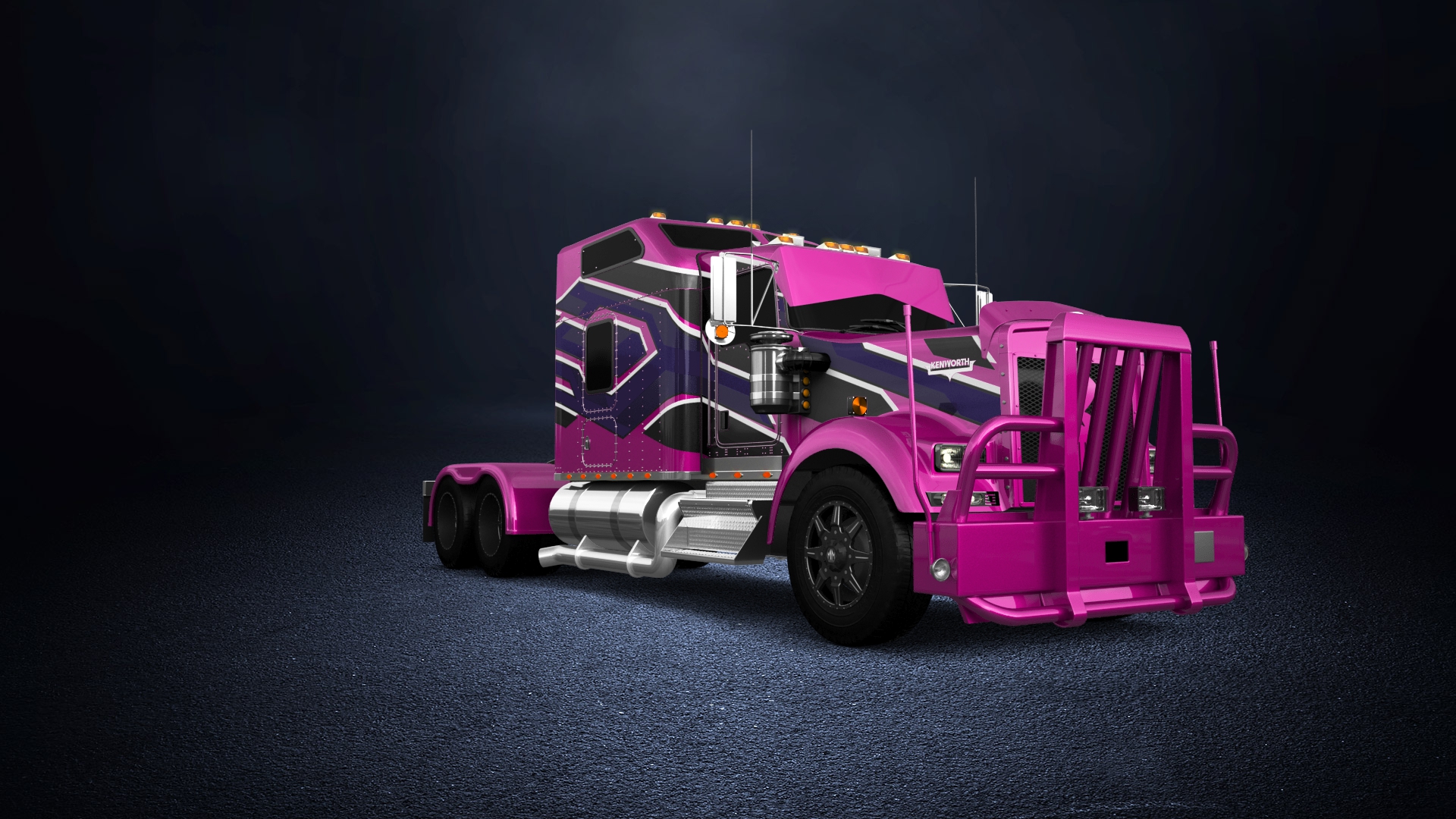 Kenworth W900 Sleeper Cab Truck 2015