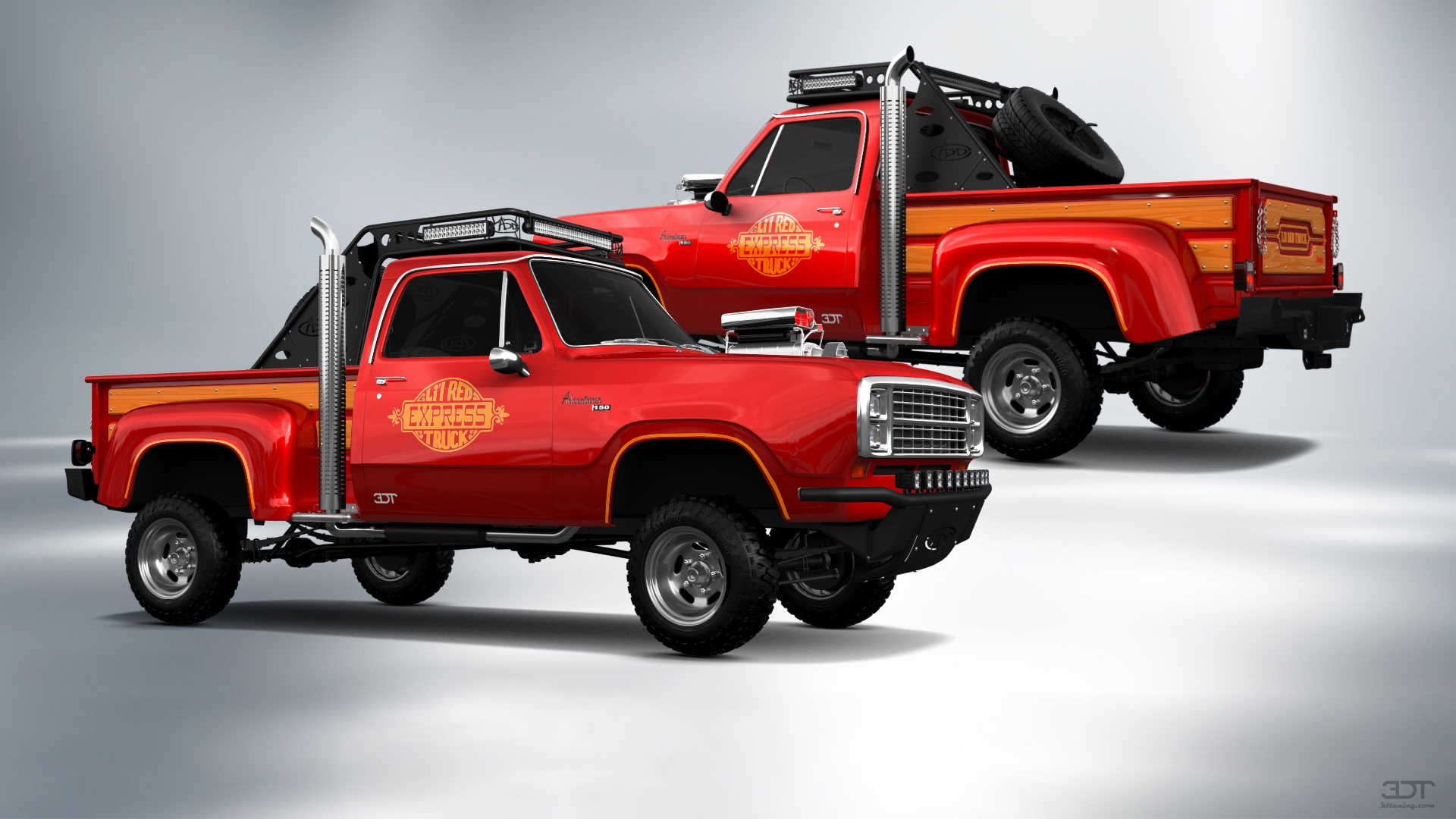 Dodge Lil Red Express 2 Door pickup truck 1979 tuning