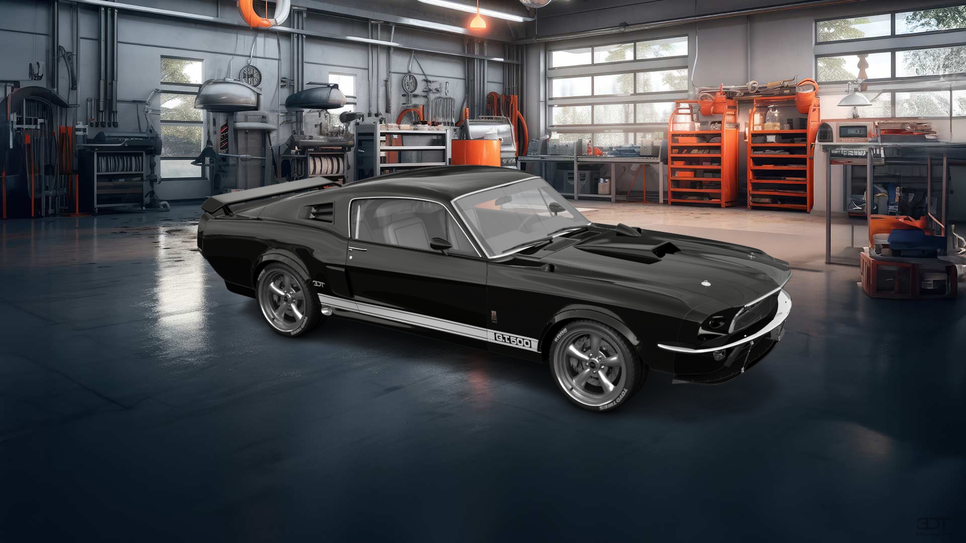 Mustang GT500 2 Door Coupe 1968 tuning