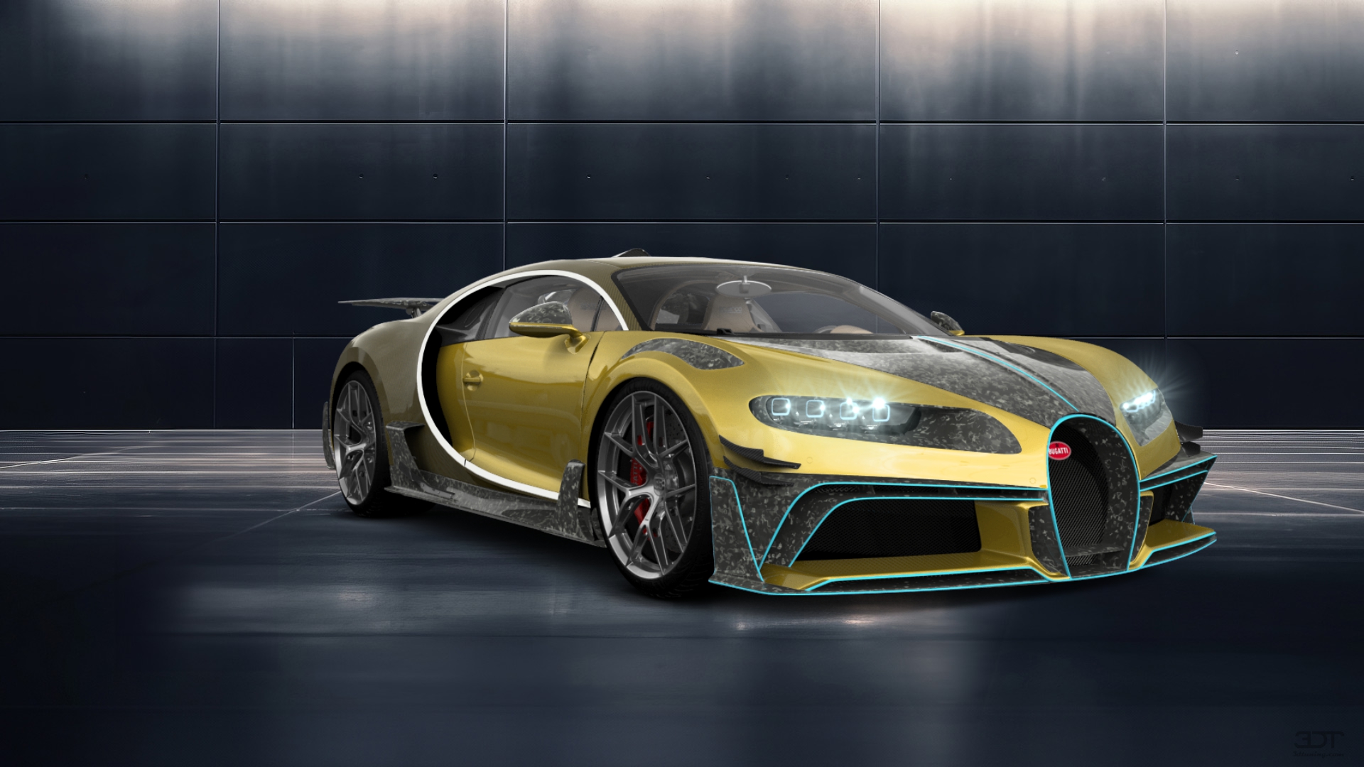 Bugatti Chiron 2 Door Coupe 2016 tuning