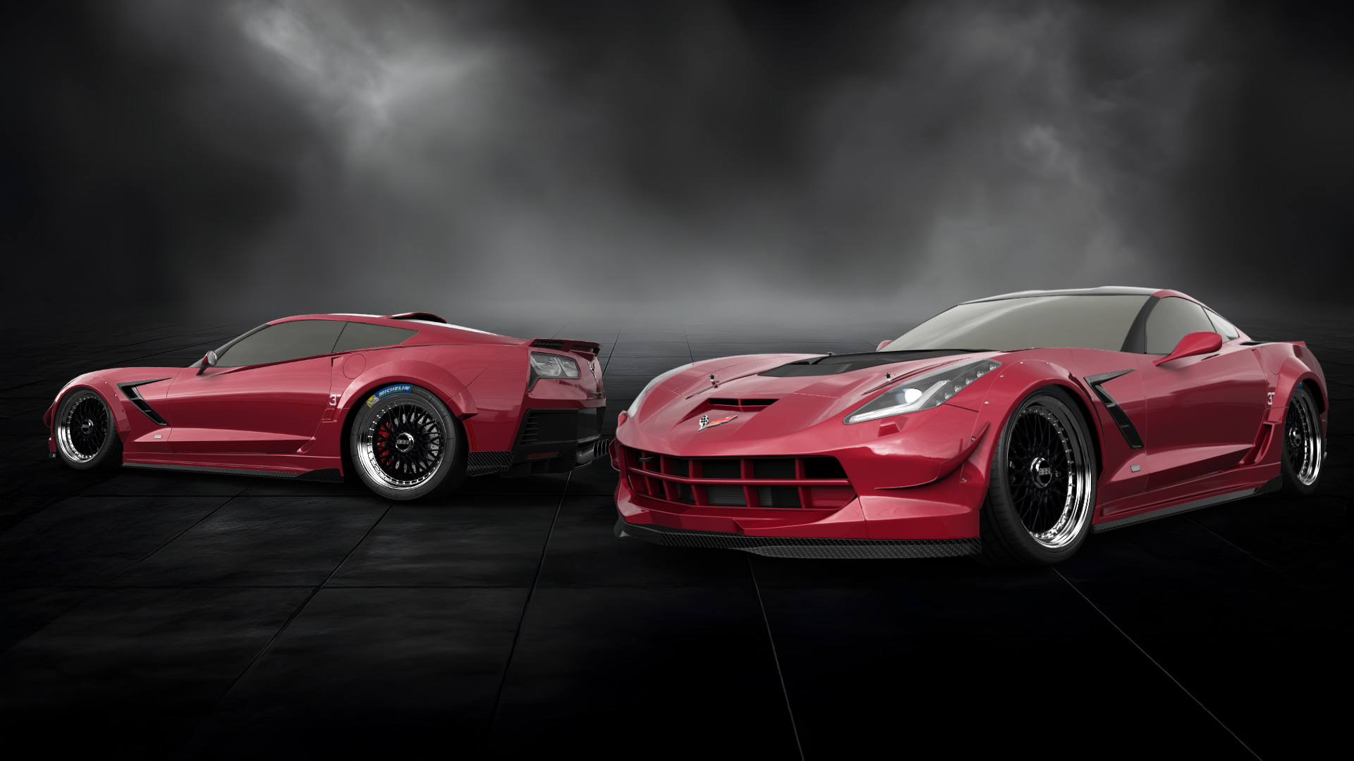 Chevrolet Corvette C7 2 Door Coupe 2015 tuning