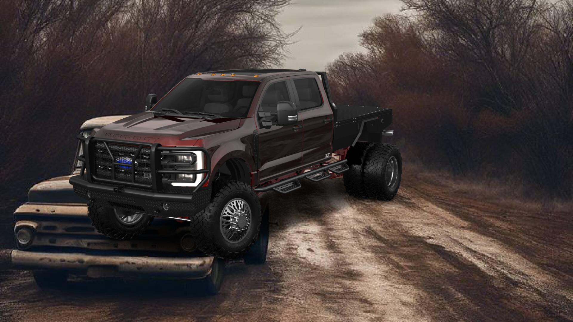 Ford F-350 DRW Crew Cab 4 Door pickup truck 2023 tuning