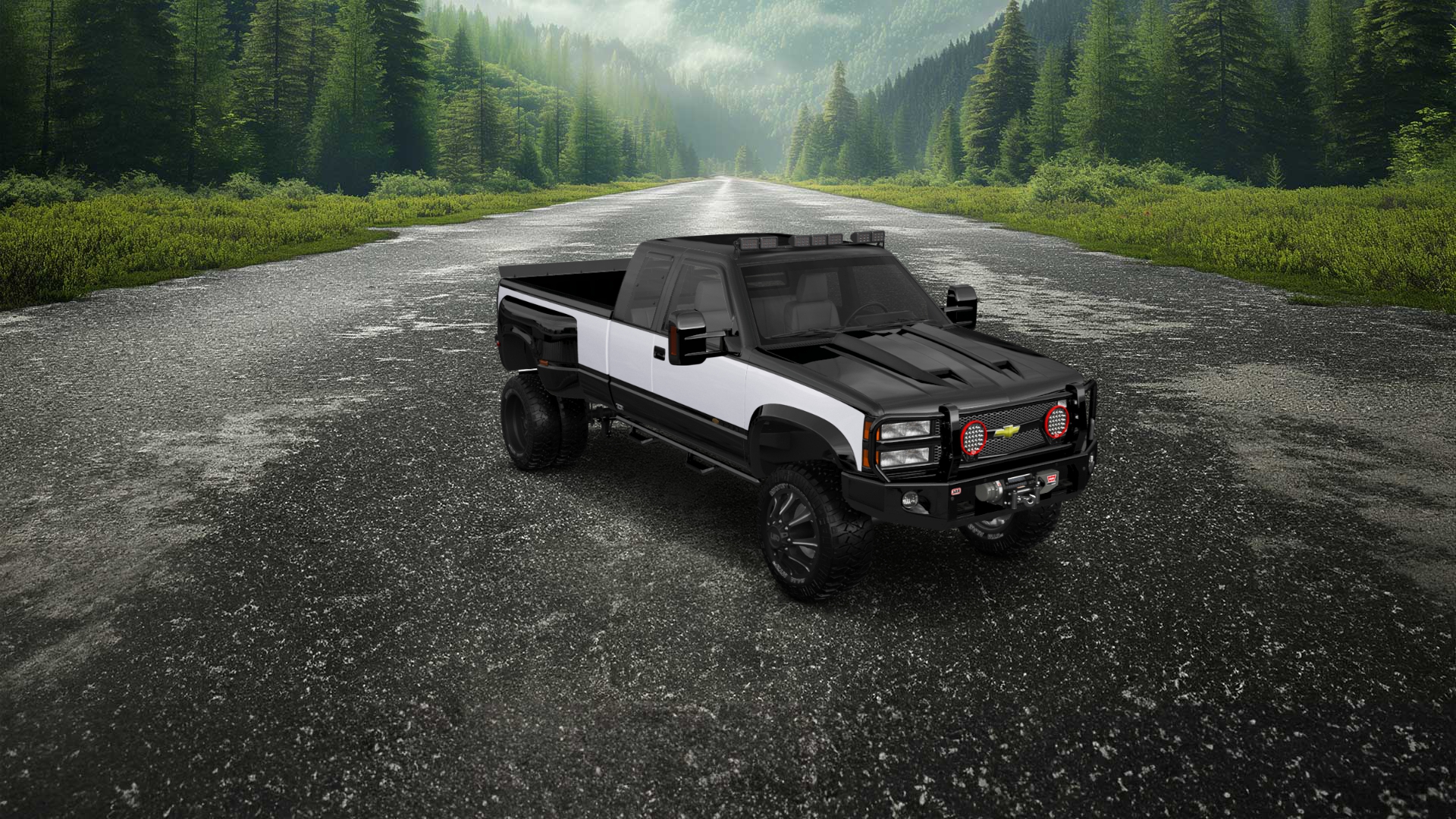 Chevrolet K3500 Extended Cab Pickup Truck 1988 tuning