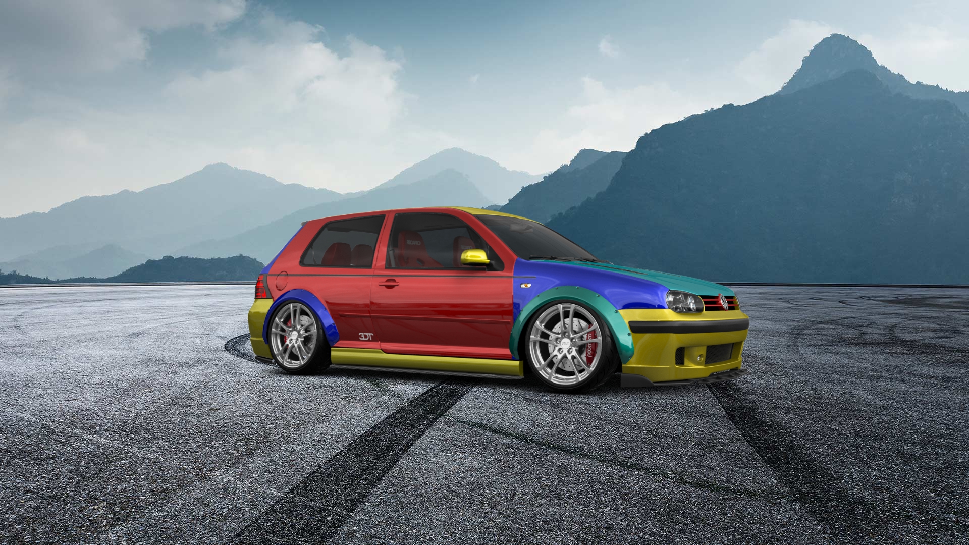 Volkswagen Golf 4 (mk4) 3 Door Hatchback 1997 tuning