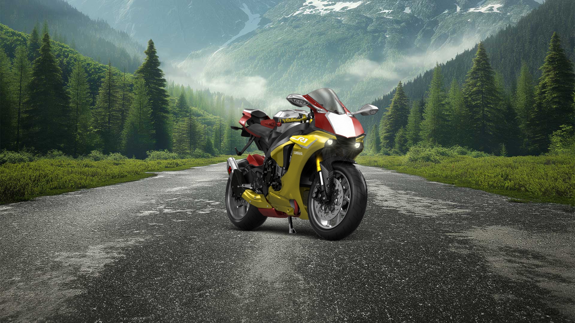 Yamaha YZF R1 Sport Bike 2015 tuning