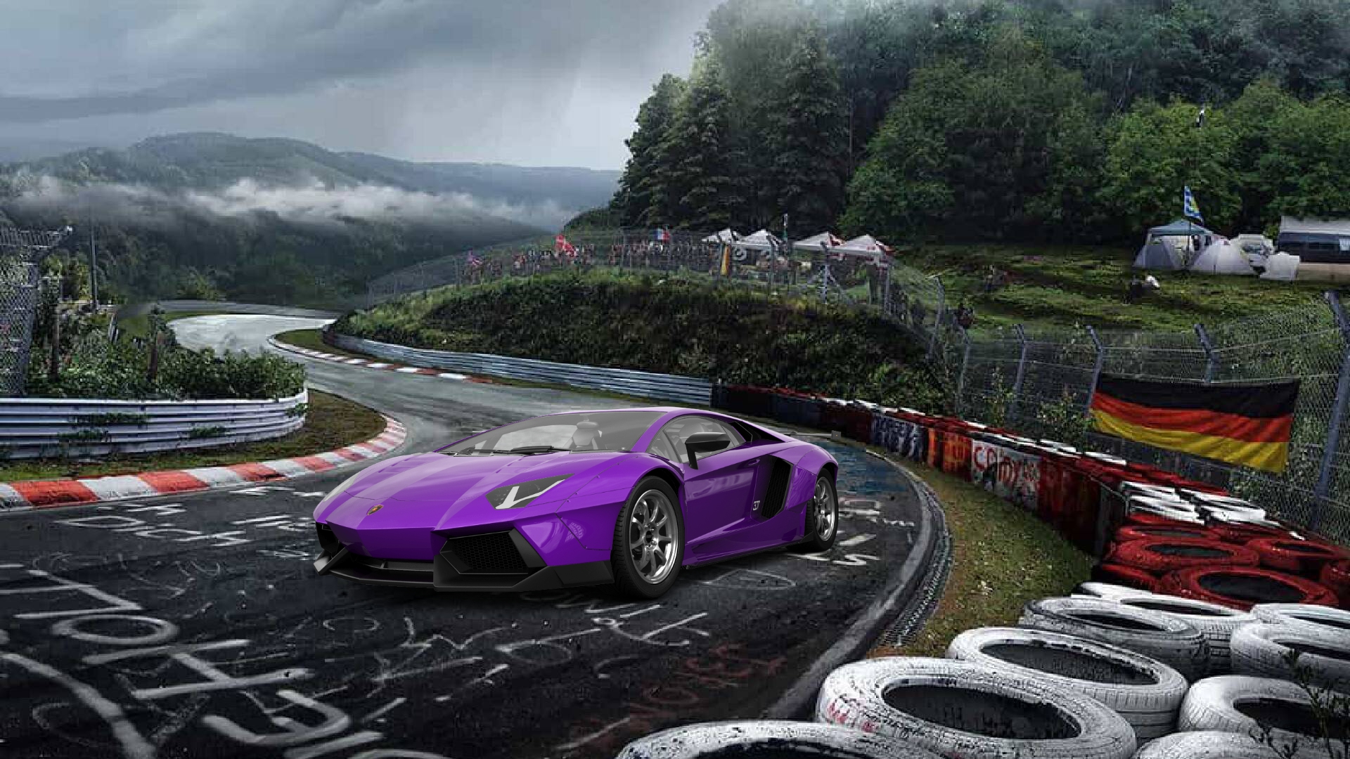 Lamborghini Aventador 2 Door Coupe 2012 tuning