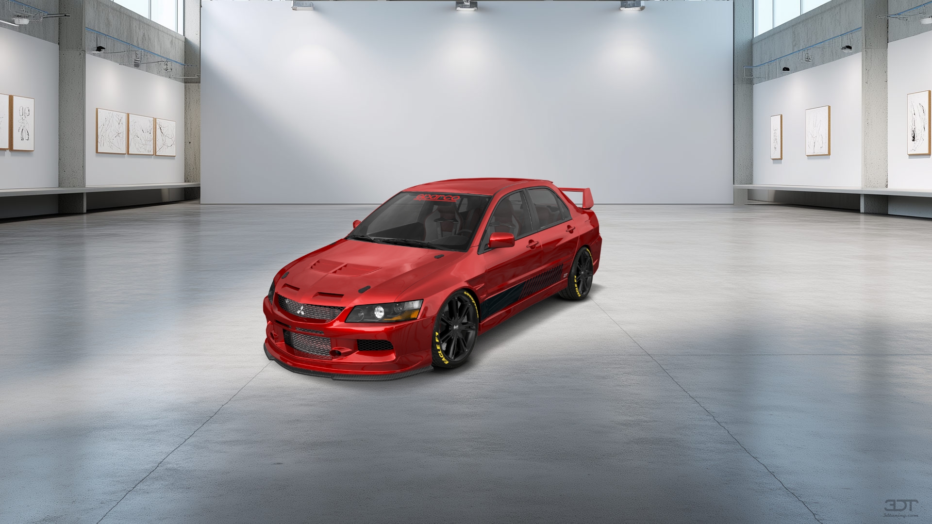 Mitsubishi Lancer Evo IX 4 Door Saloon 2005 tuning