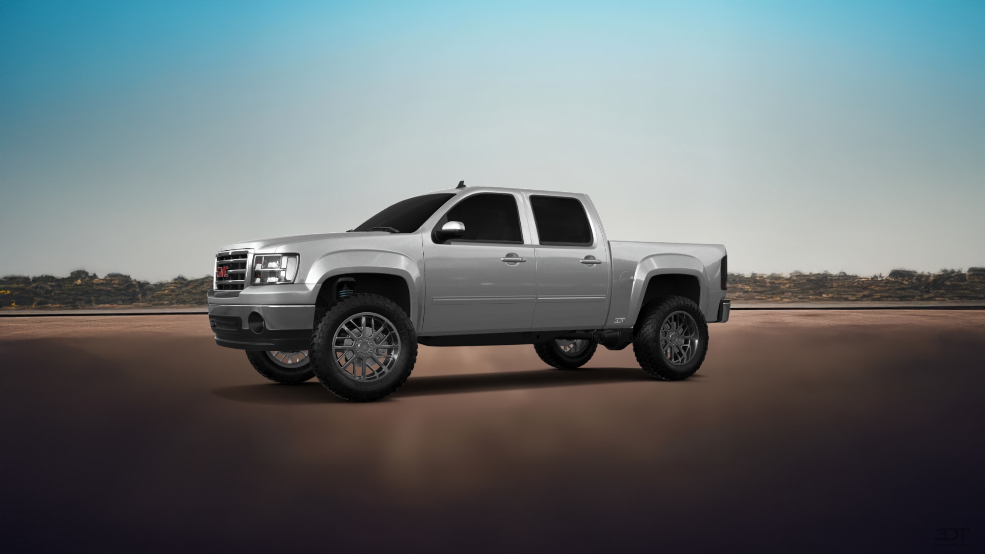 GMC Sierra 1500 Crew Cab 5.8 ft box 4 Door pickup truck 2007 tuning