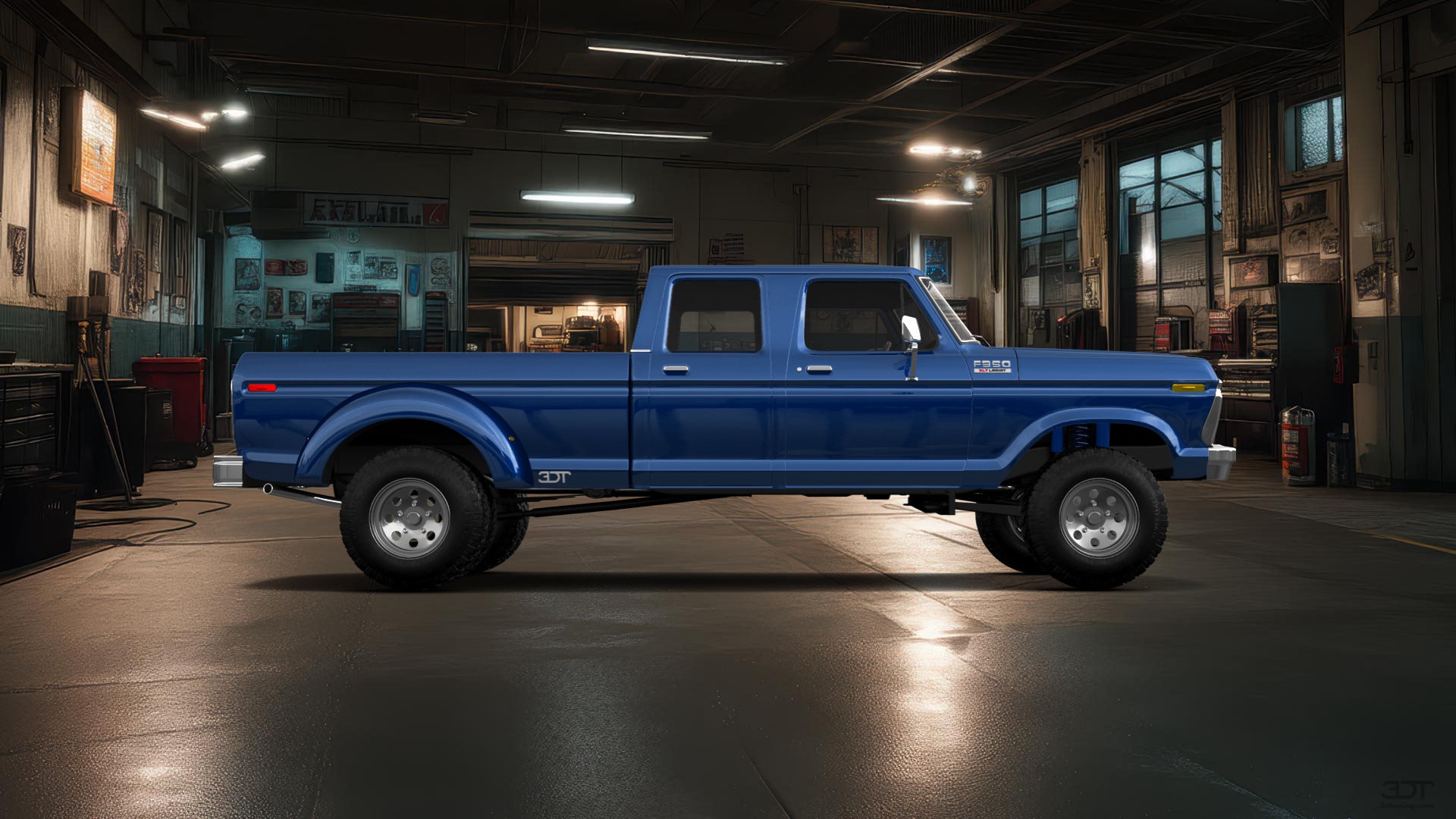 Ford F-350 Dually 4 Door pickup truck 1973 Images