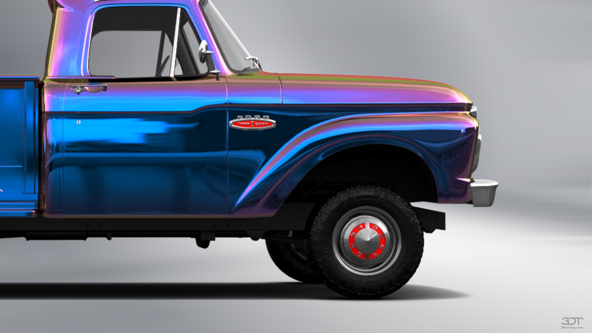 Ford F-100 Flareside 2 Door pickup truck 1961 tuning