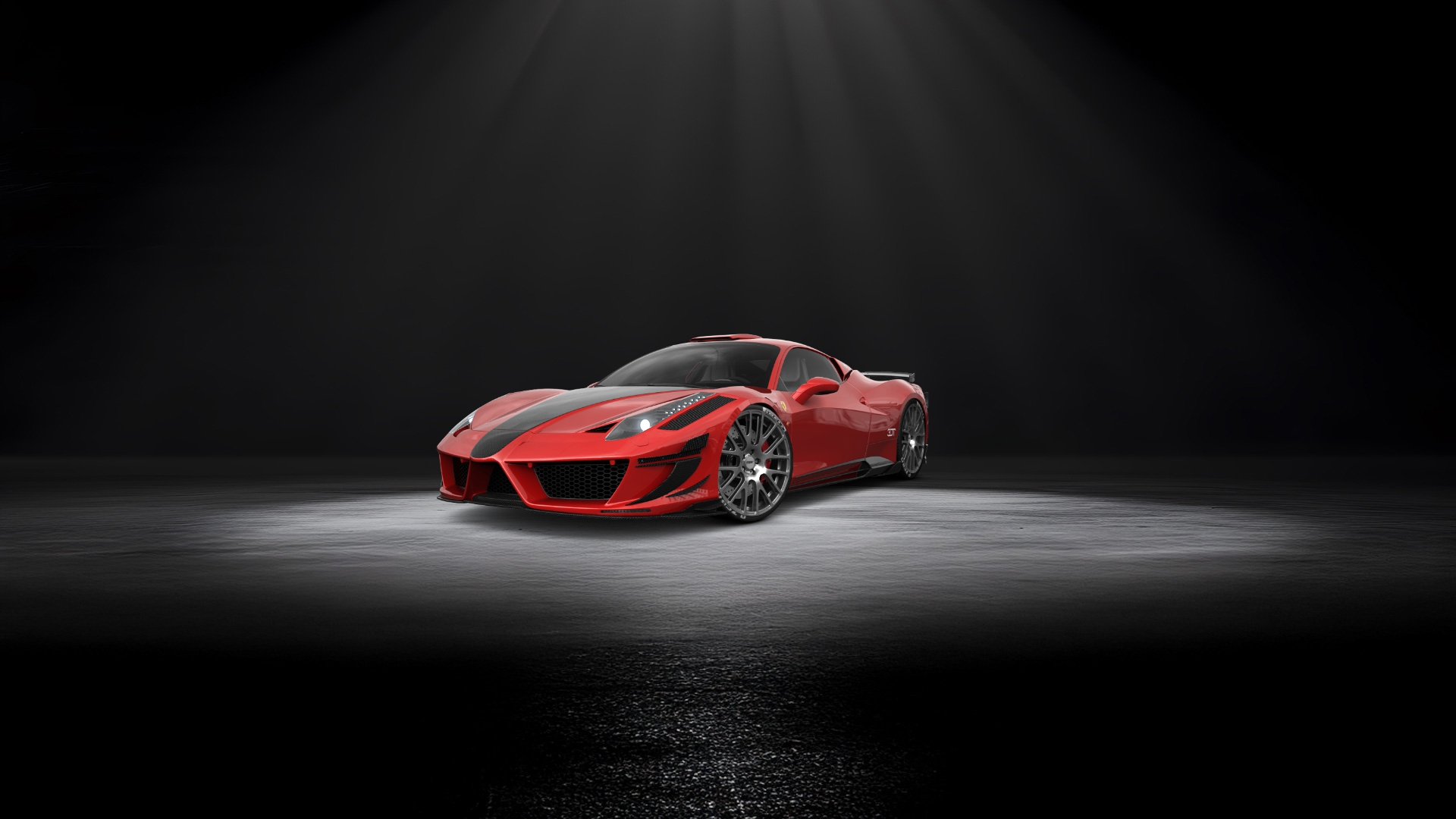 Custom Ferrari 458 Italia 2010 2 door spider by cerjj | 3DTuning