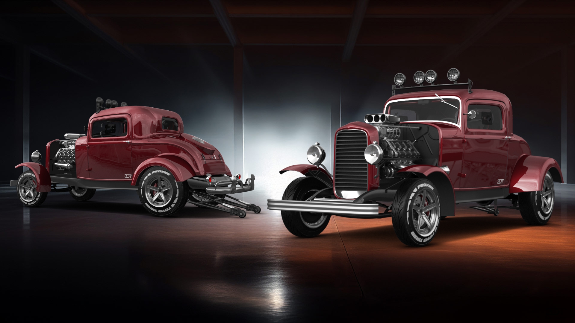 Ford Model B Deluxe 2 Door Coupe 1932 tuning