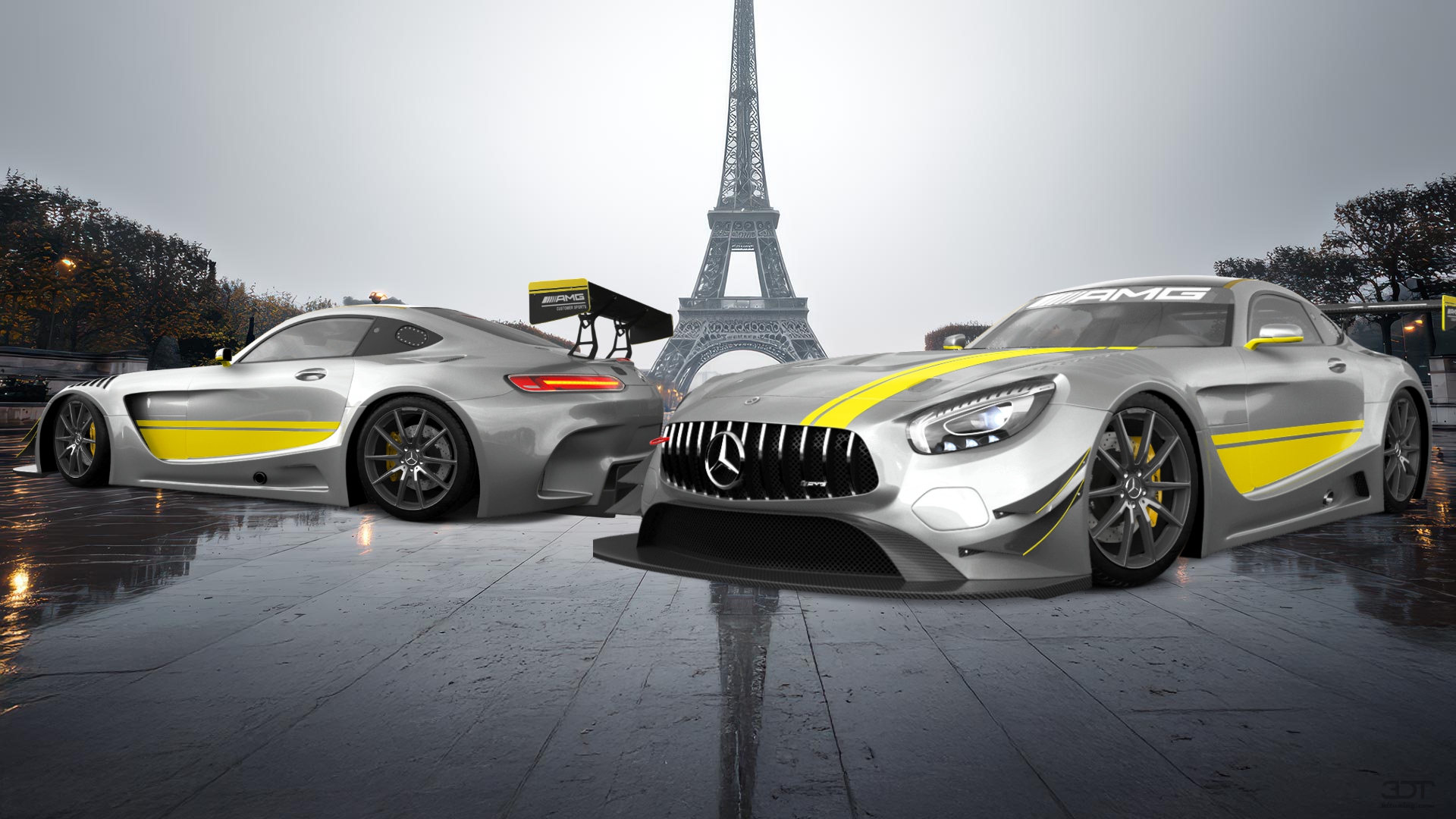 Mercedes AMG GT 2 door fastback coupe 2015 tuning