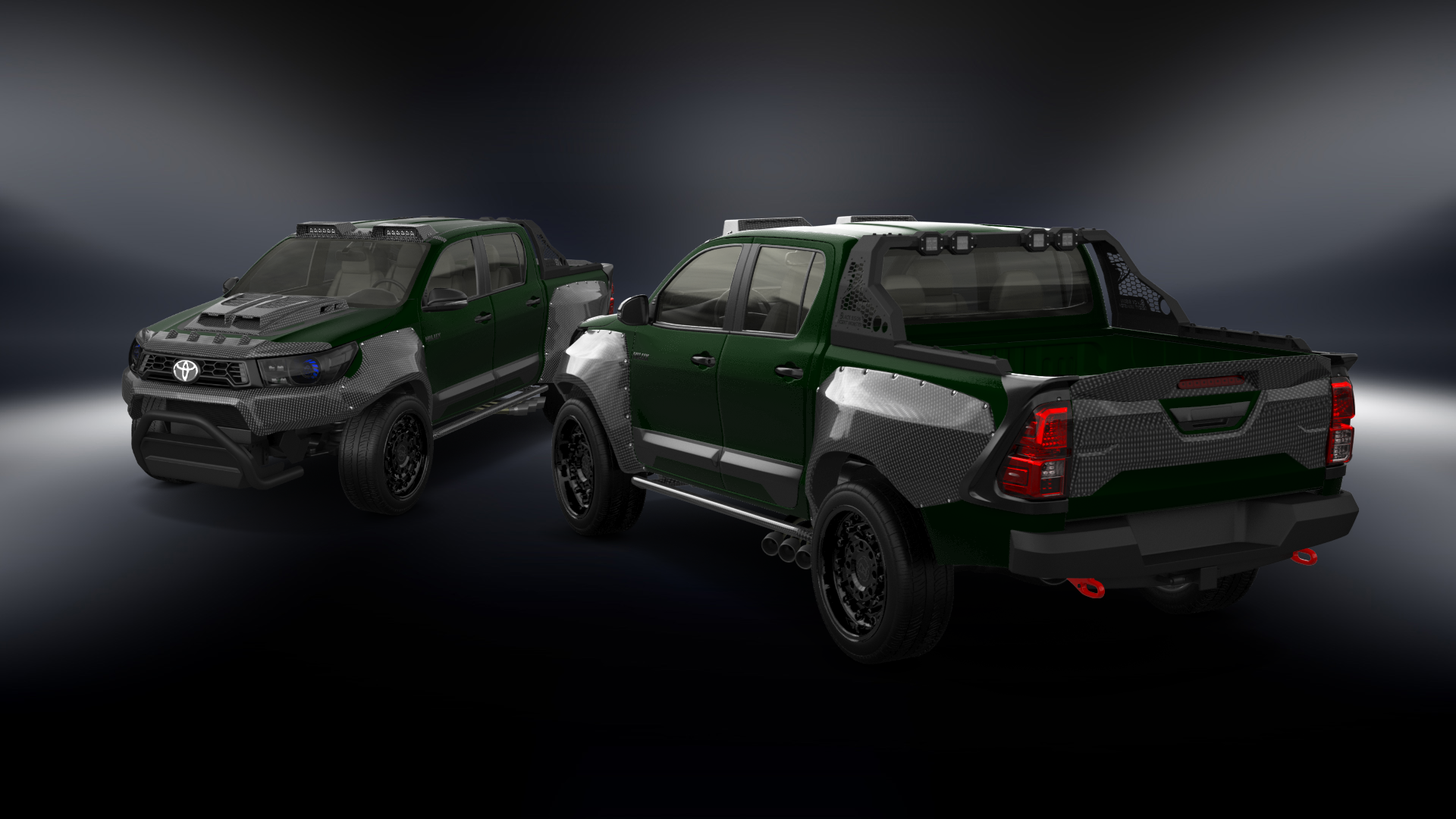 Toyota Hilux Double Cab 4 Door pickup truck 2015 tuning