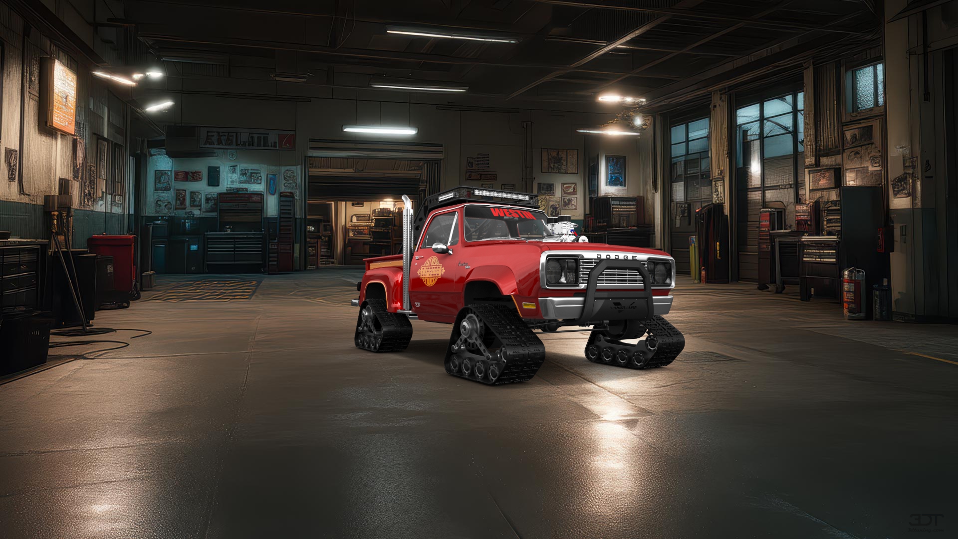Dodge Lil Red Express 2 Door pickup truck 1978 tuning