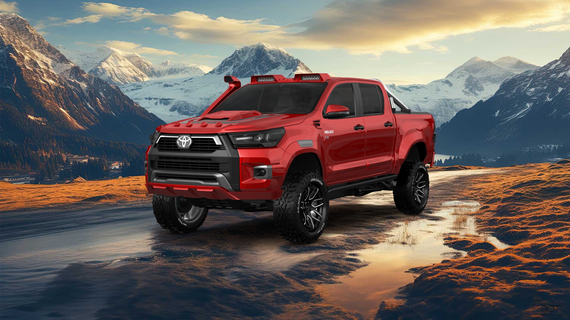 Toyota Hilux Double Cab 4 Door pickup truck 2015 tuning