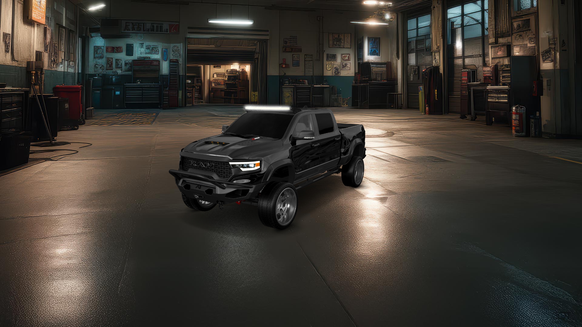 Dodge Ram 1500 TRX 4 Door pickup truck 2021 tuning