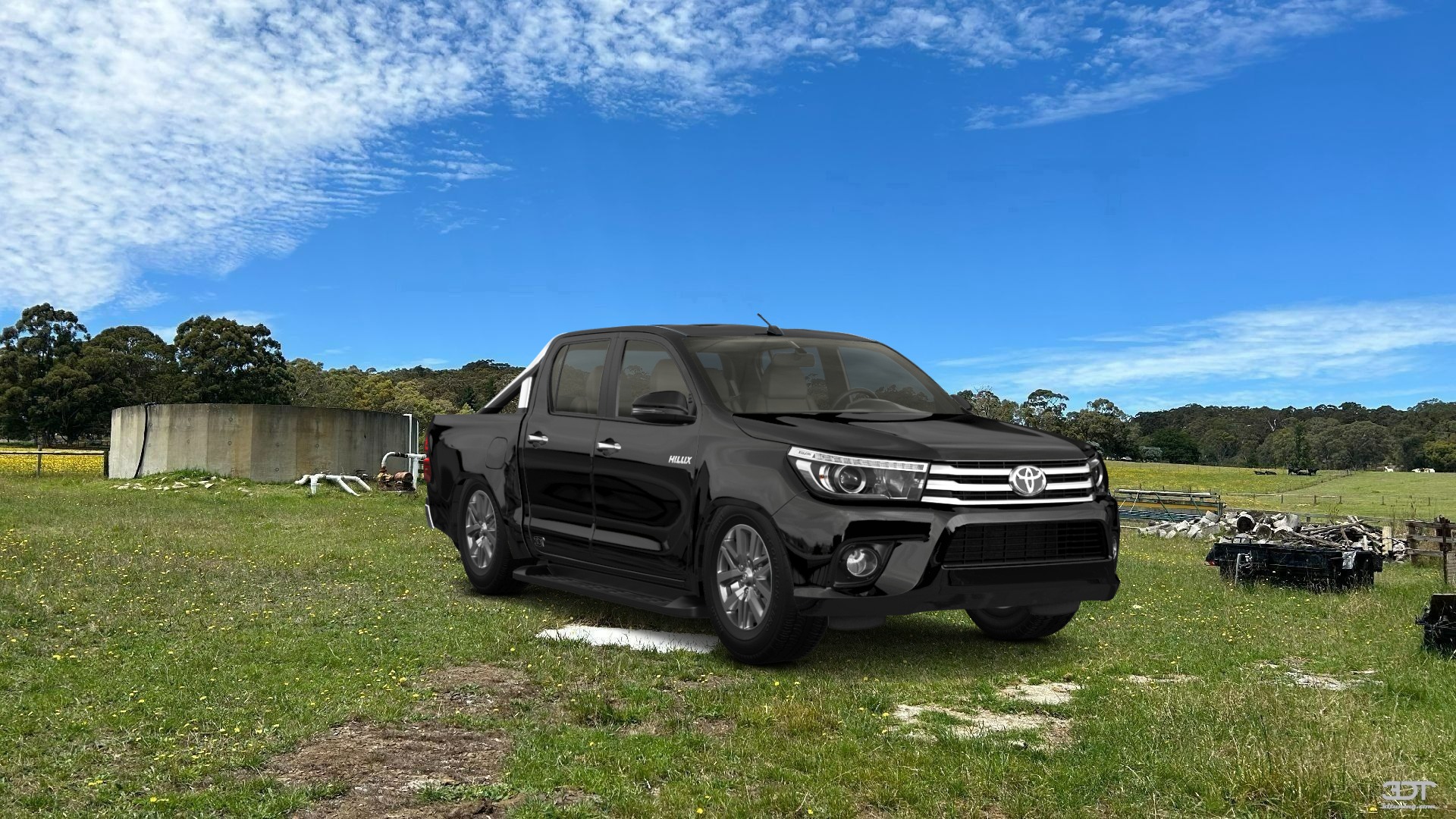 Toyota Hilux Double Cab 4 Door pickup truck 2015 tuning