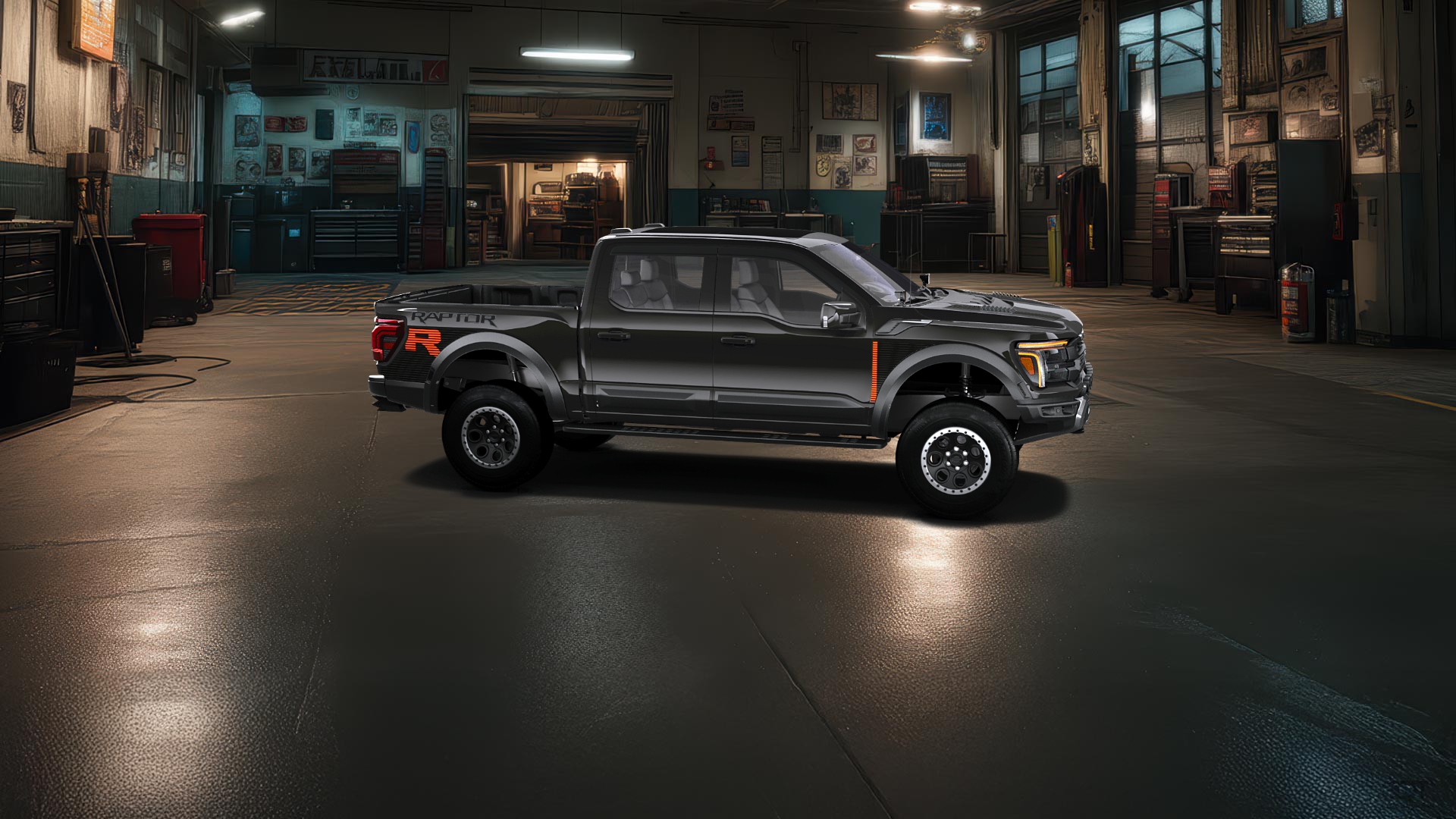 Ford F-150 Raptor 4 Door pickup truck 2024 tuning
