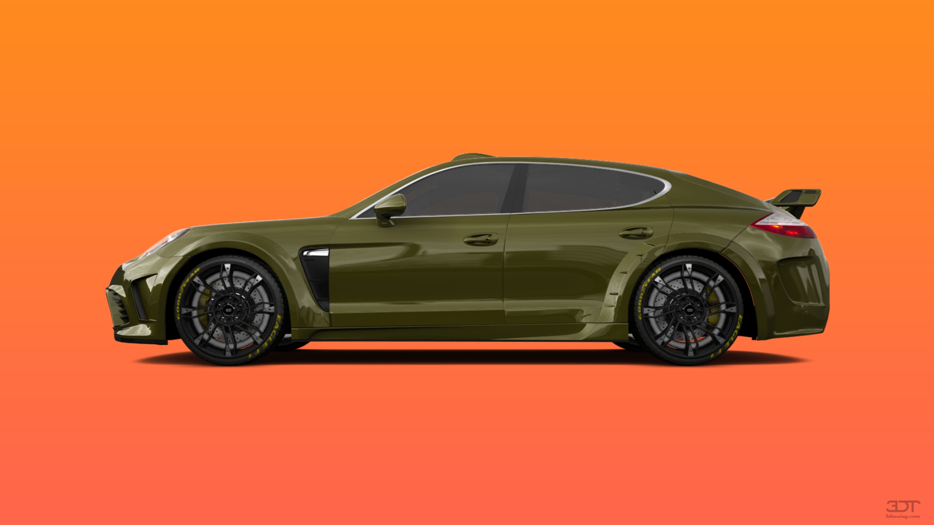 Porsche Panamera 4 door fastback saloon 2011