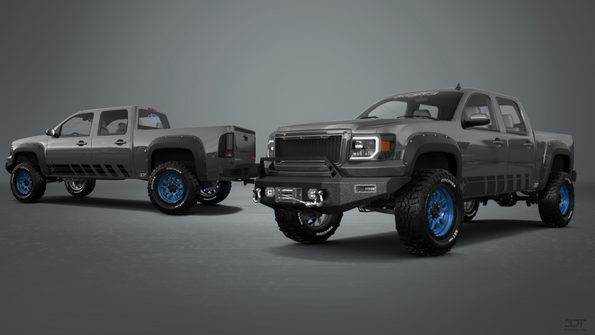 GMC Sierra 1500 Crew Cab 5.8 ft box 4 Door pickup truck 2007 tuning