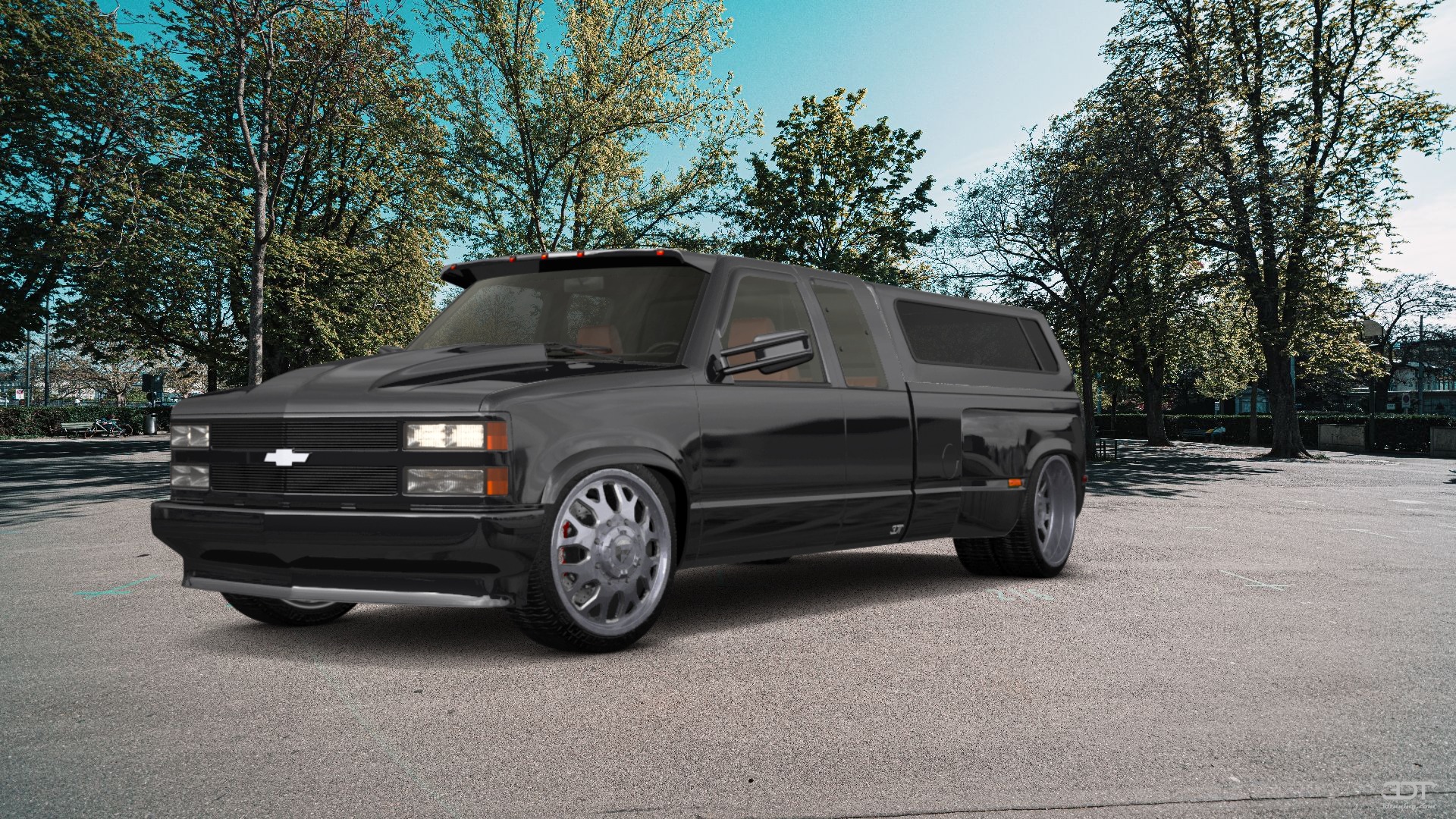 Chevrolet K3500 Extended Cab Pickup Truck 1988