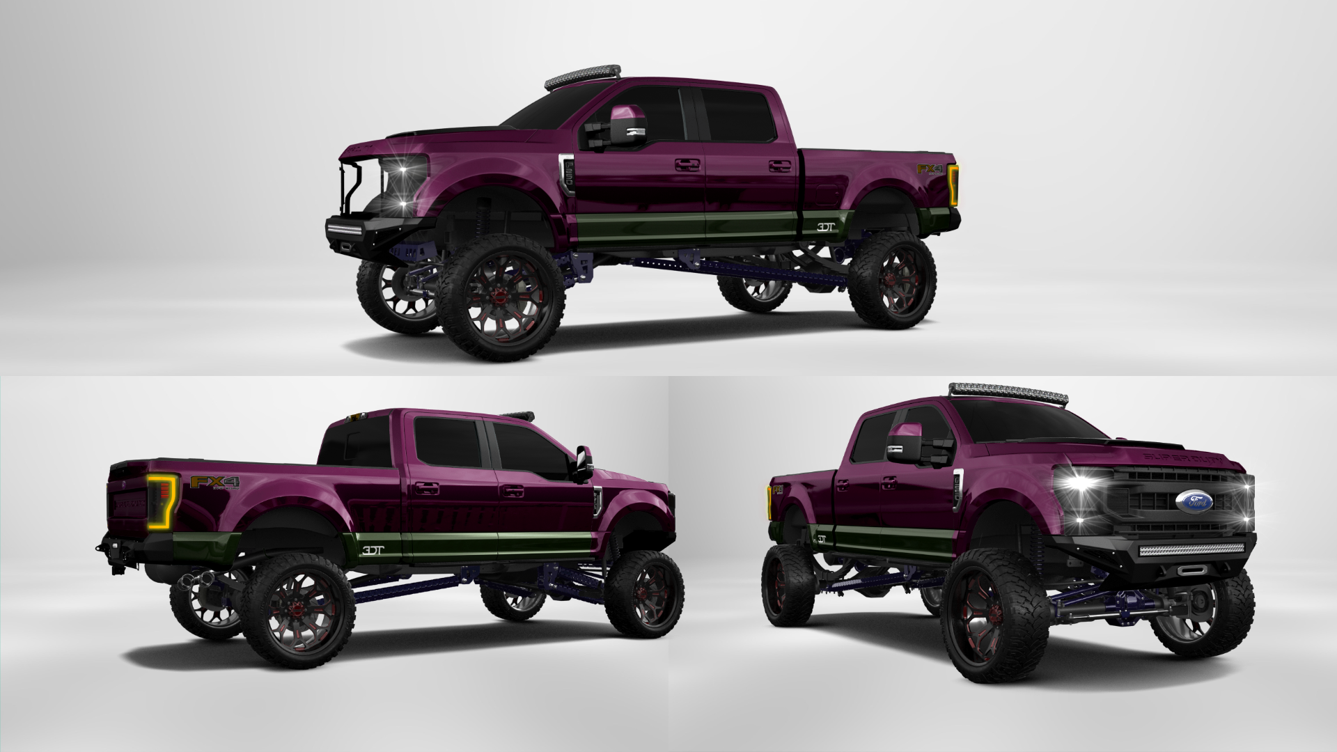 Ford F-250 4 Door pickup truck 2021 tuning