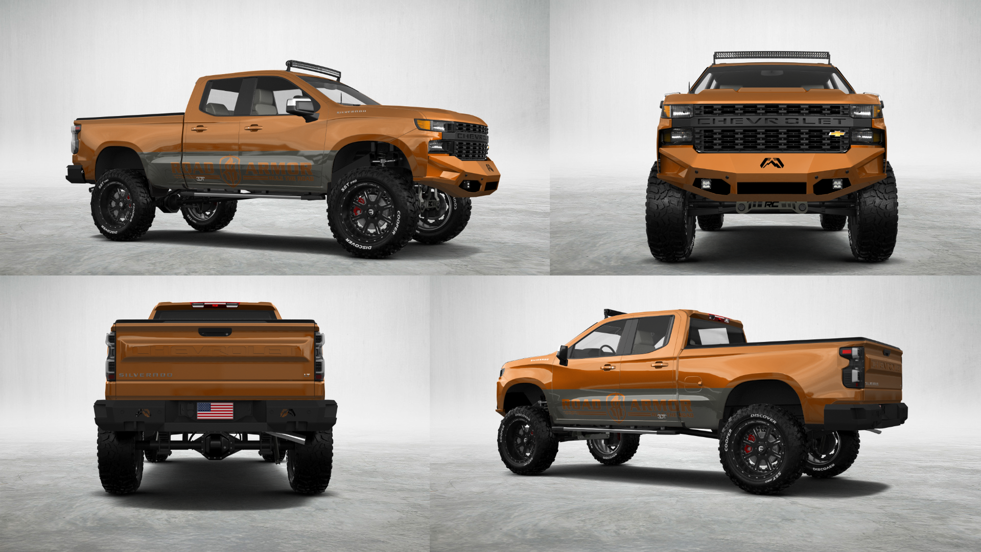 Chevrolet Silverado 1500 6.6 ft box 4 Door pickup truck 2021