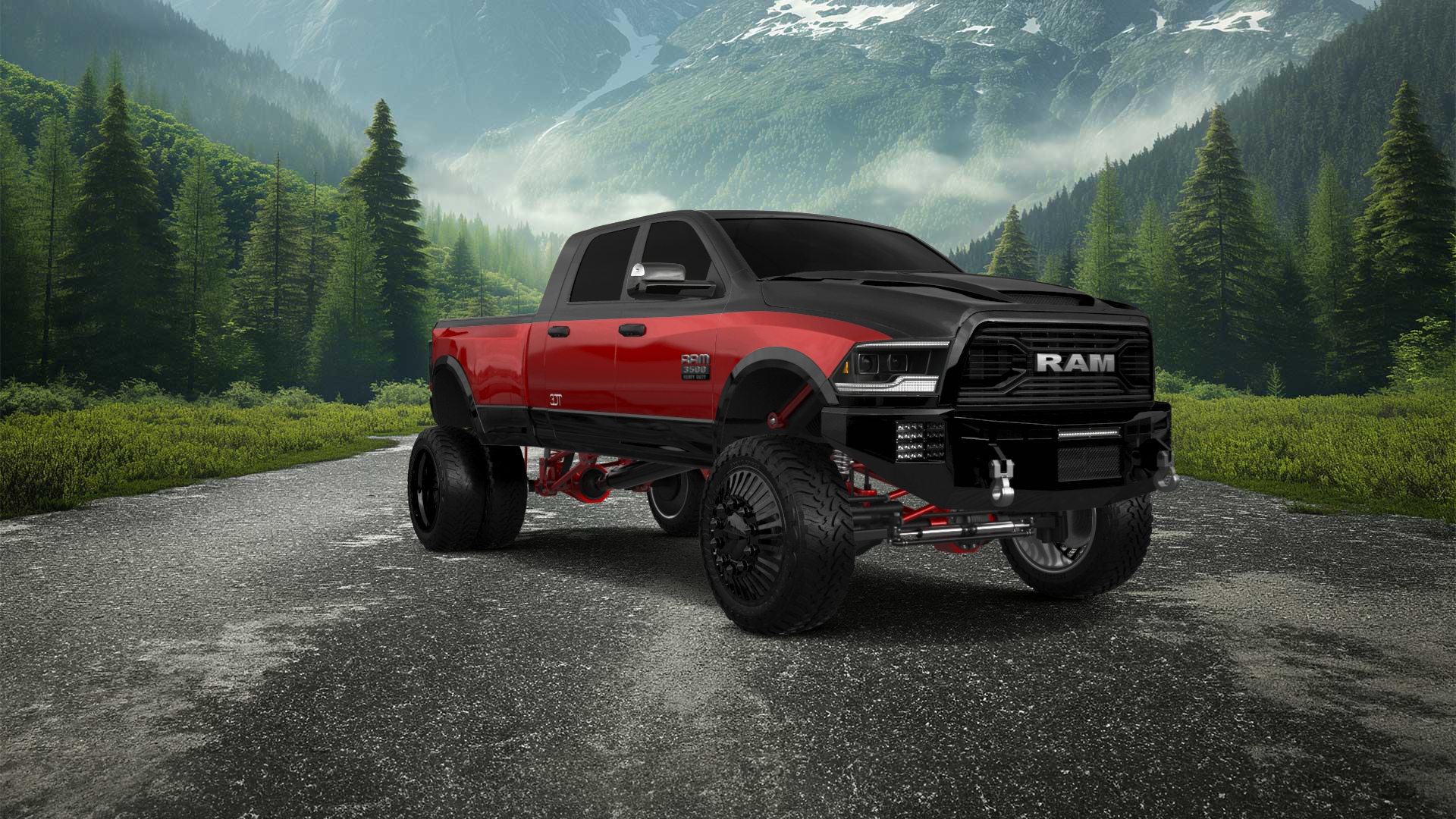 Dodge Ram 3500 4 Door Truck 2014