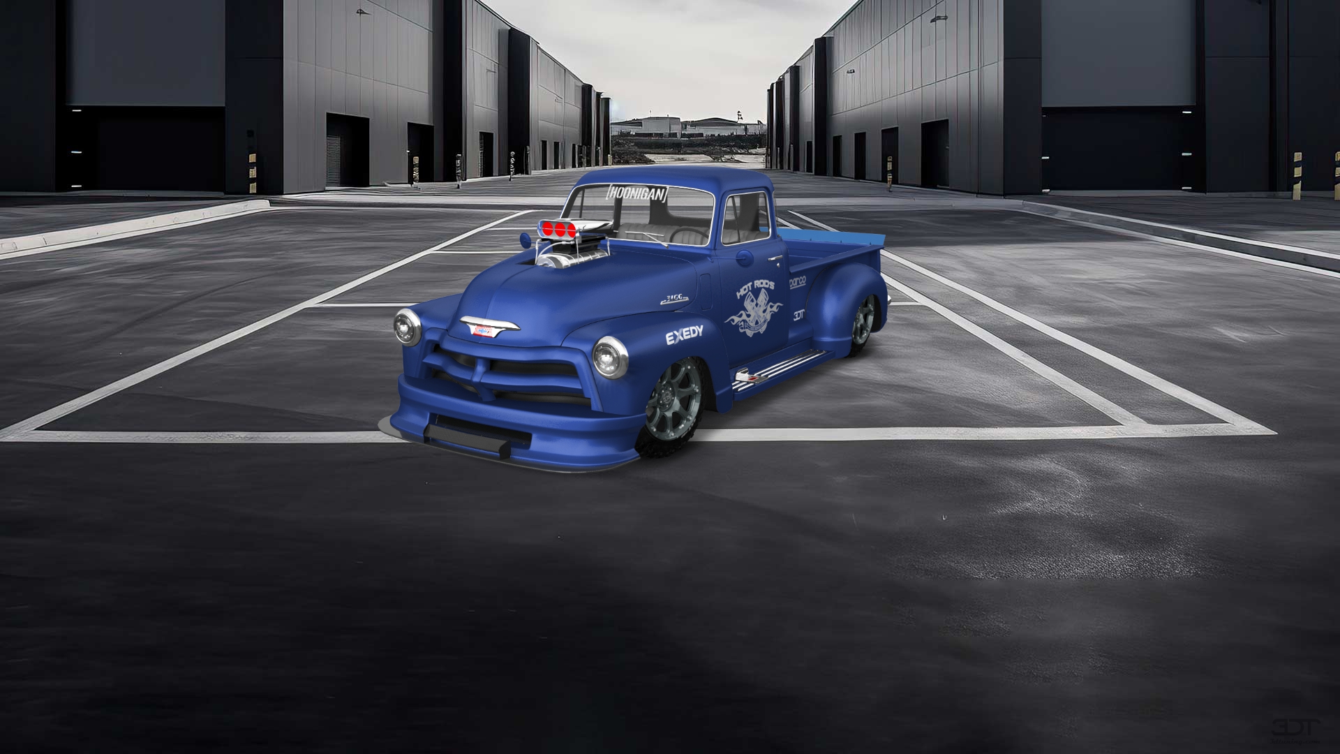 Chevrolet 3100 2 Door pickup truck 1954 tuning