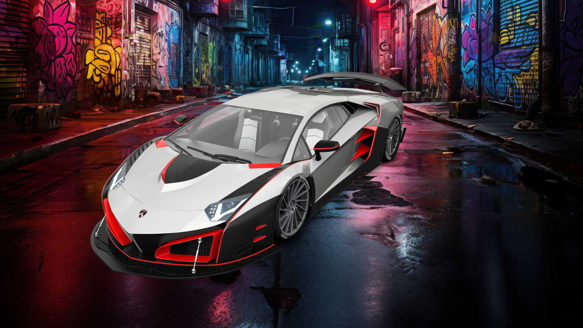 Lamborghini Aventador 2 Door Coupe 2012 tuning