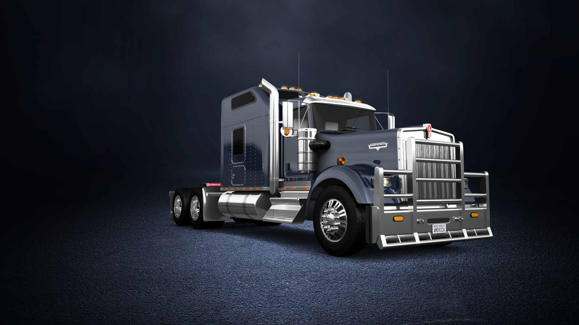 Kenworth W900 Sleeper Cab Truck 2015