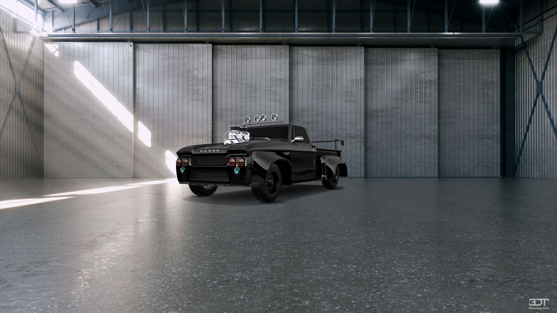 Dodge D-100 Stepside 2 Door pickup truck 1961 tuning