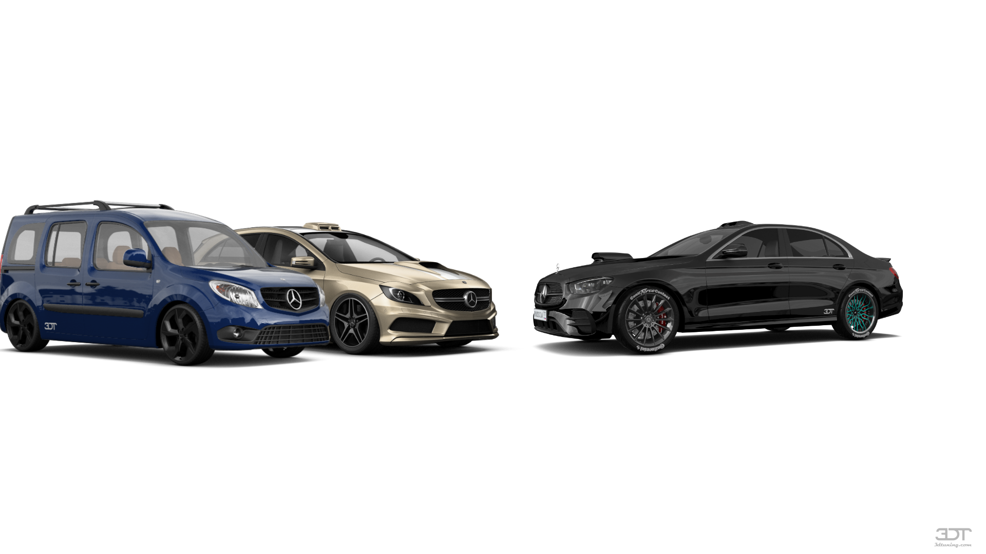 Mercedes CITAN, A-class, E-class combo