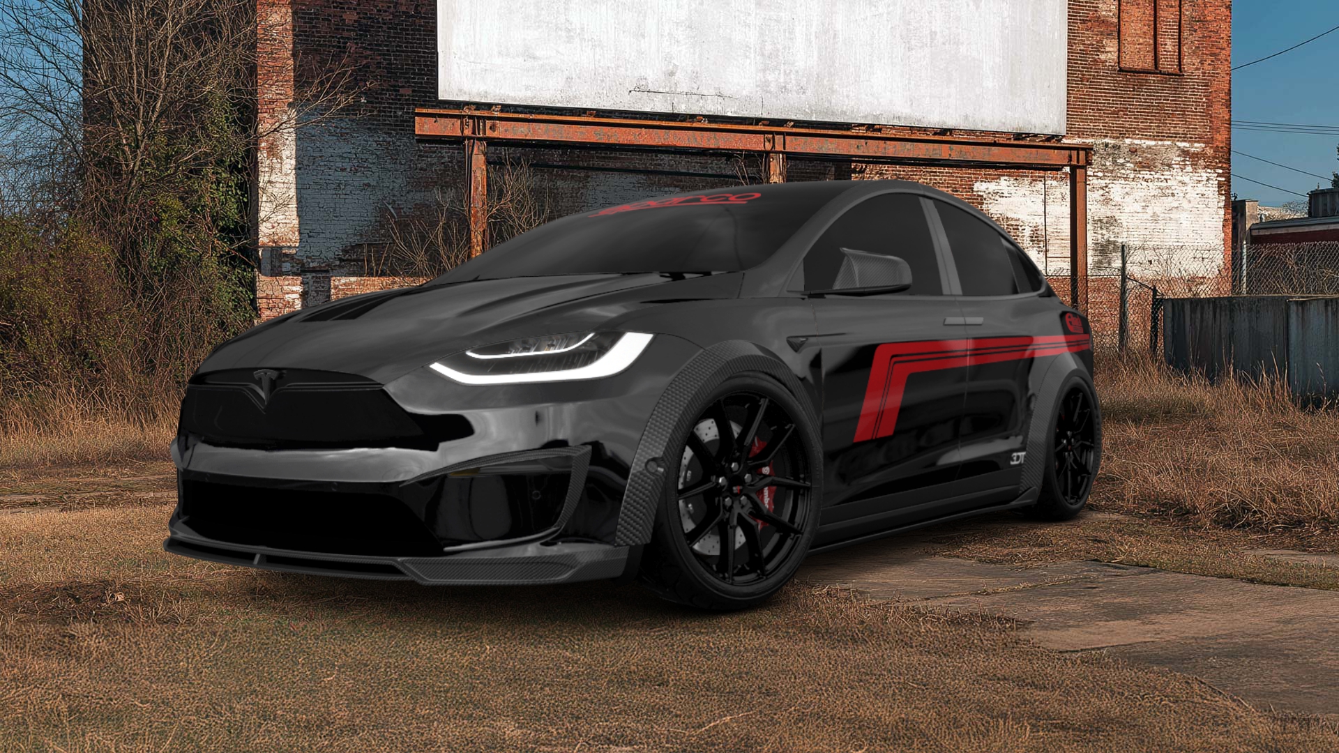 Tesla Model X 5 Door SUV 2024 tuning
