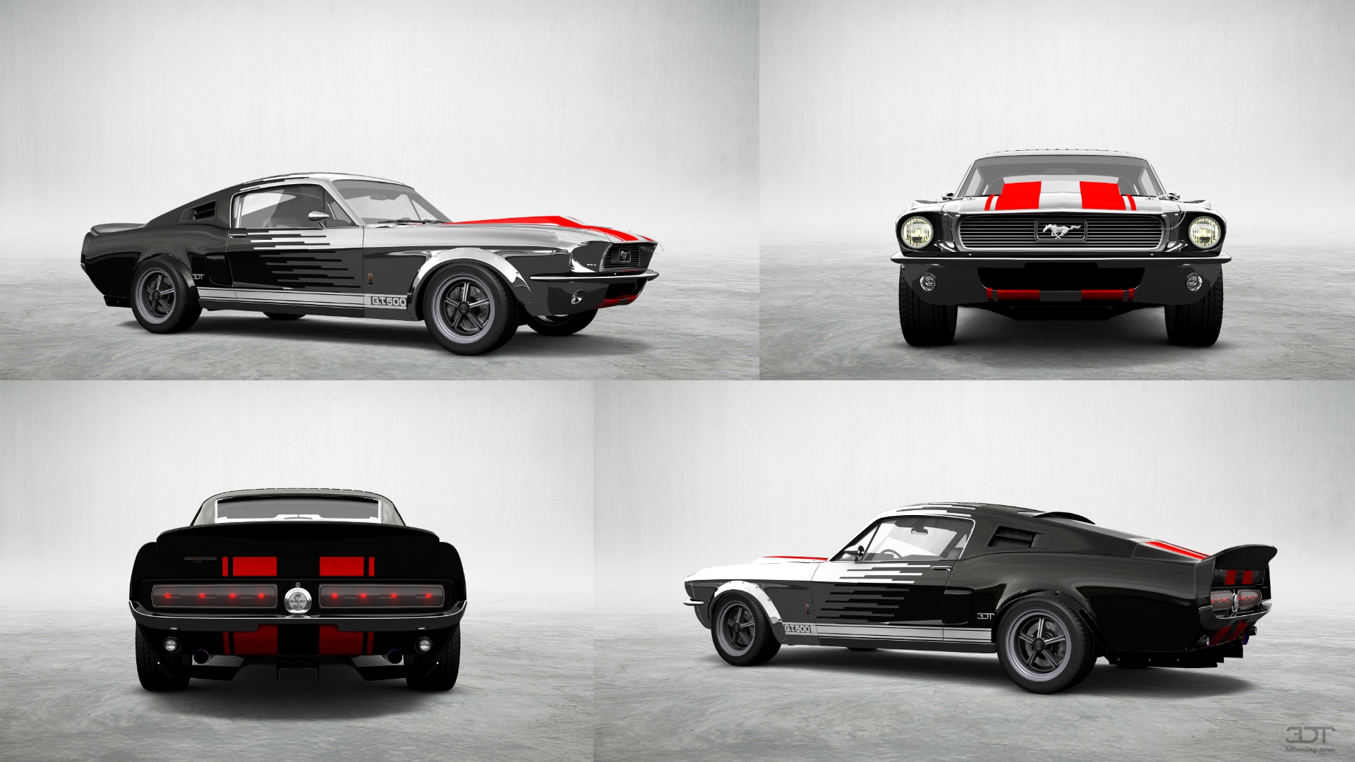Mustang GT500 2 Door Coupe 1968 tuning