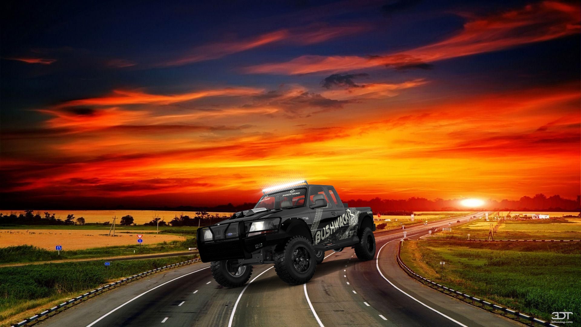 Ford Ranger Flareside 2 Door pickup truck 1998 tuning