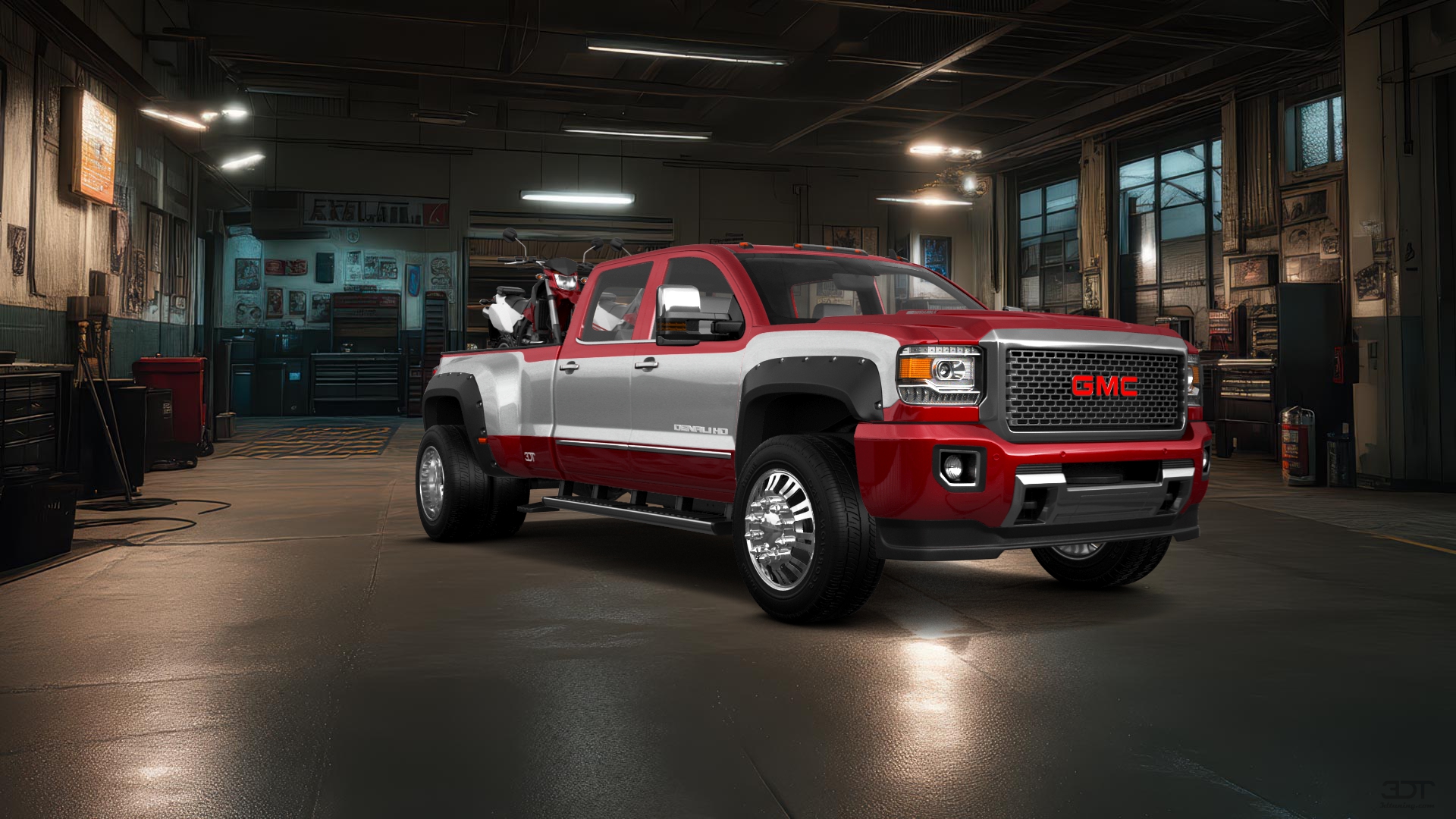 GMC Sierra 3500 HD Crew Cab 4 Door pickup truck 2015 tuning