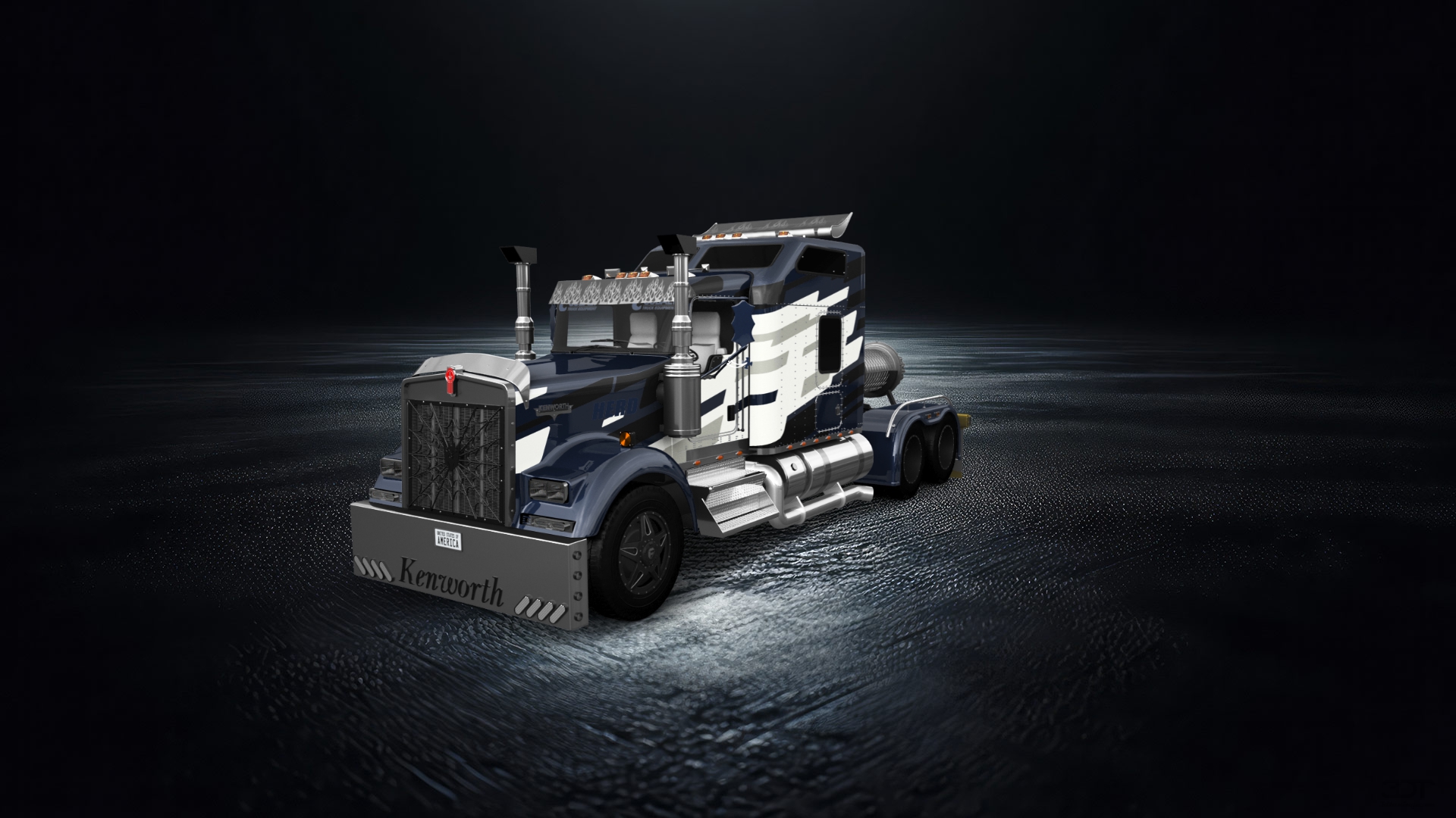 Kenworth W900 Sleeper Cab Truck 2015