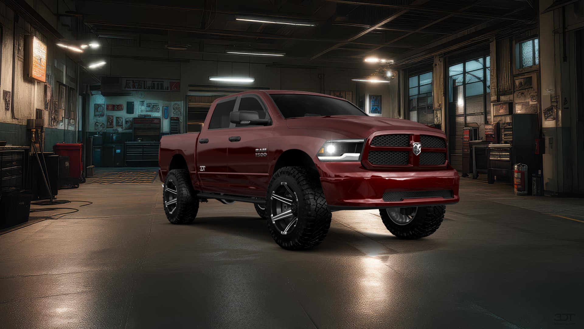 Dodge Ram 1500 5.7' box 4 Door pickup truck 2010 tuning